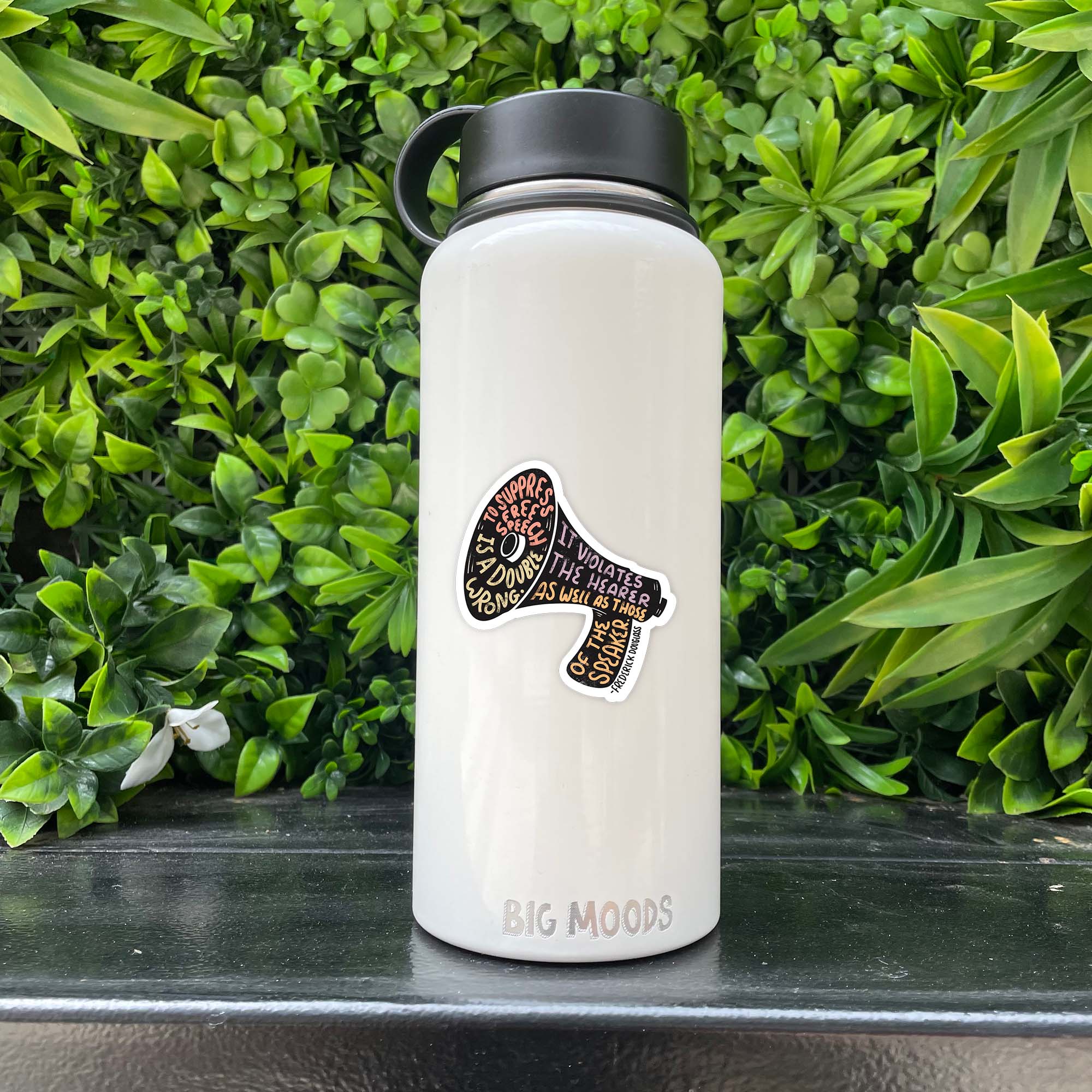  To Suppress Free Speech Is A Double Wrong Quote Sticker、mySite、elrpsem3k