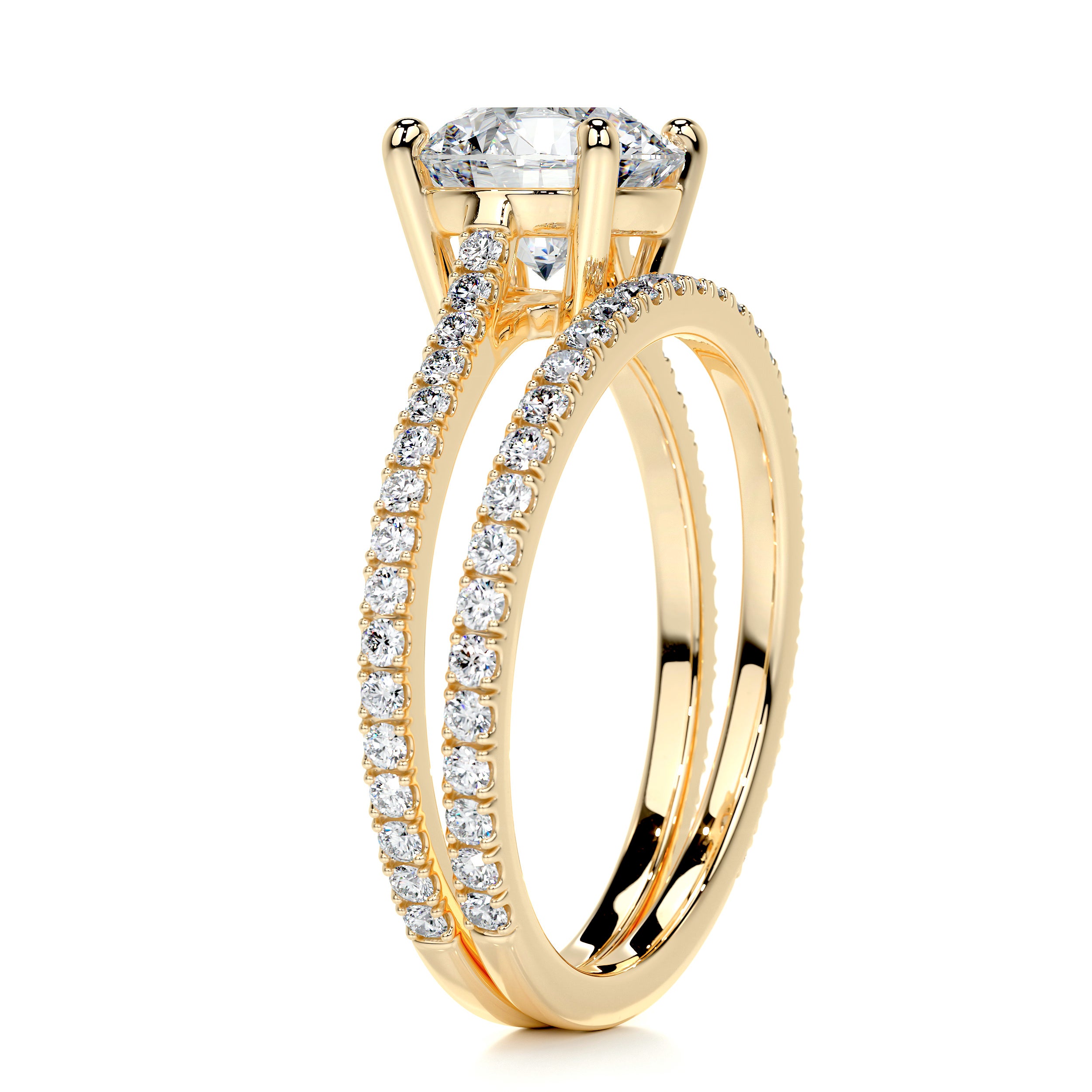 Anna Diamond Bridal Set -18K Yellow Gold、mySite、hinf8tx79