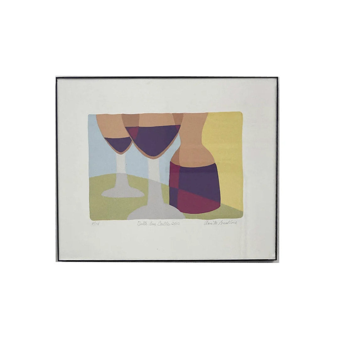 Anne M Breedlove - Screenprint - Wine、mySite、garagedoors4me