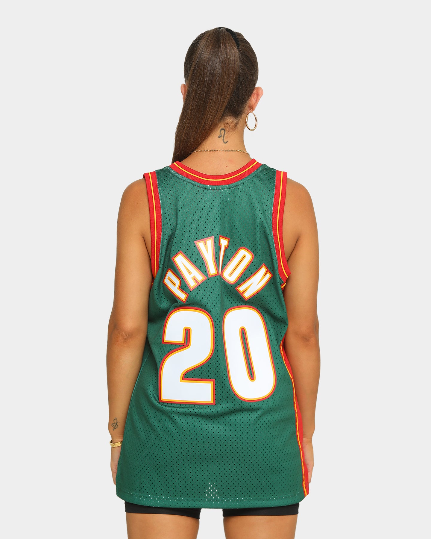 Mitchell & Ness Seattle Sonics Gary Payton '95-'96 #20 Swingman Jersey Green、mySite、zt4zffjzw