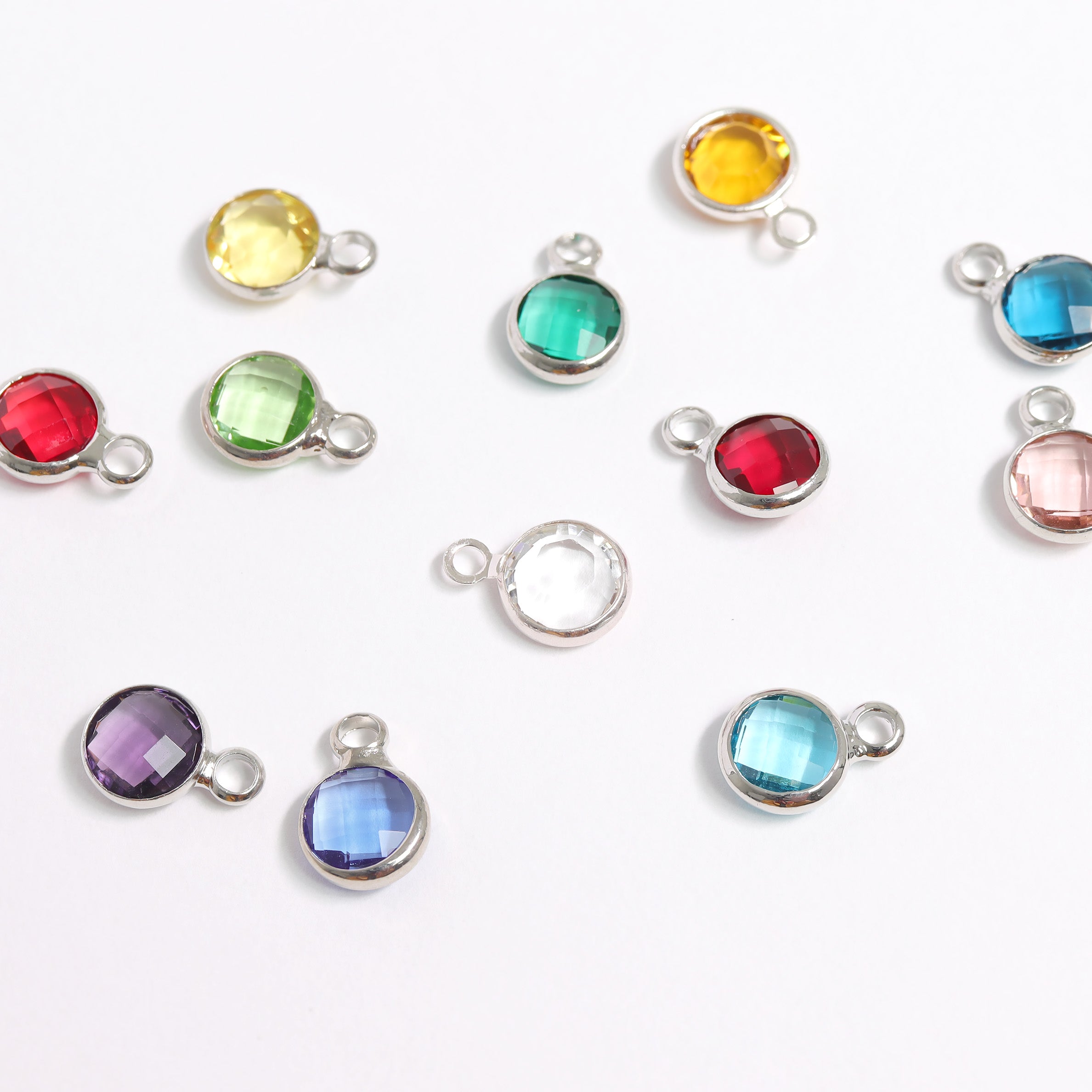 Birthstone Colored CZ Charms / SBB0034、mySite、dreamappss