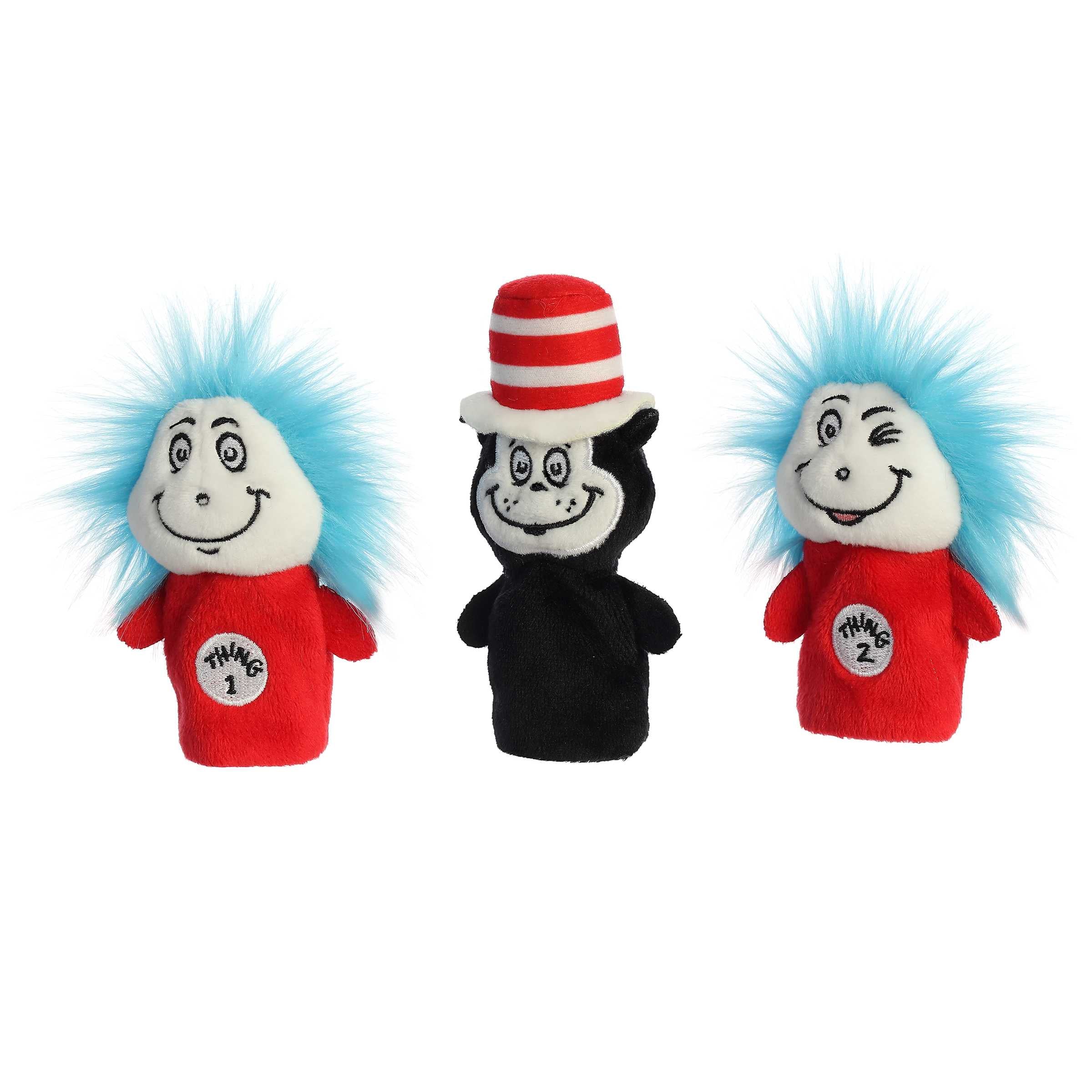Aurora® - Dr. Seuss™ - 3 Dr. Seuss Finger Puppet Set、mySite、g9winljtr