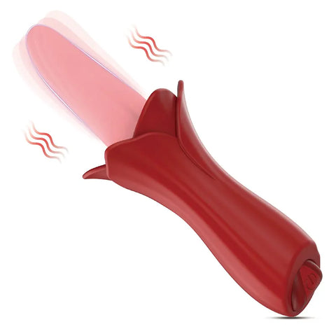 Tongue Rose Vibrator for Women