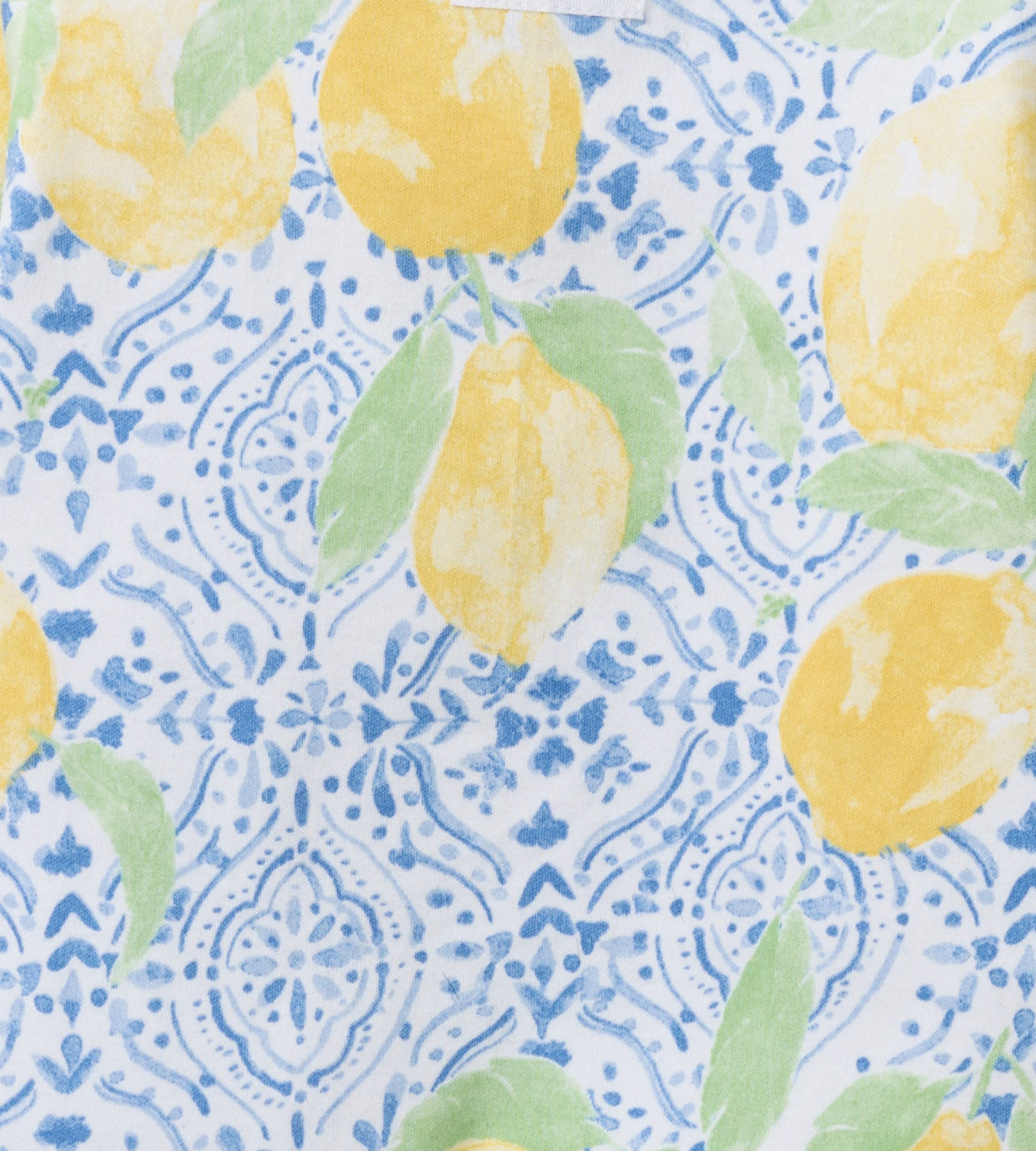  Lemon Tiles Organic Cotton Two-Piece Pajamas、mySite、layawaytickets