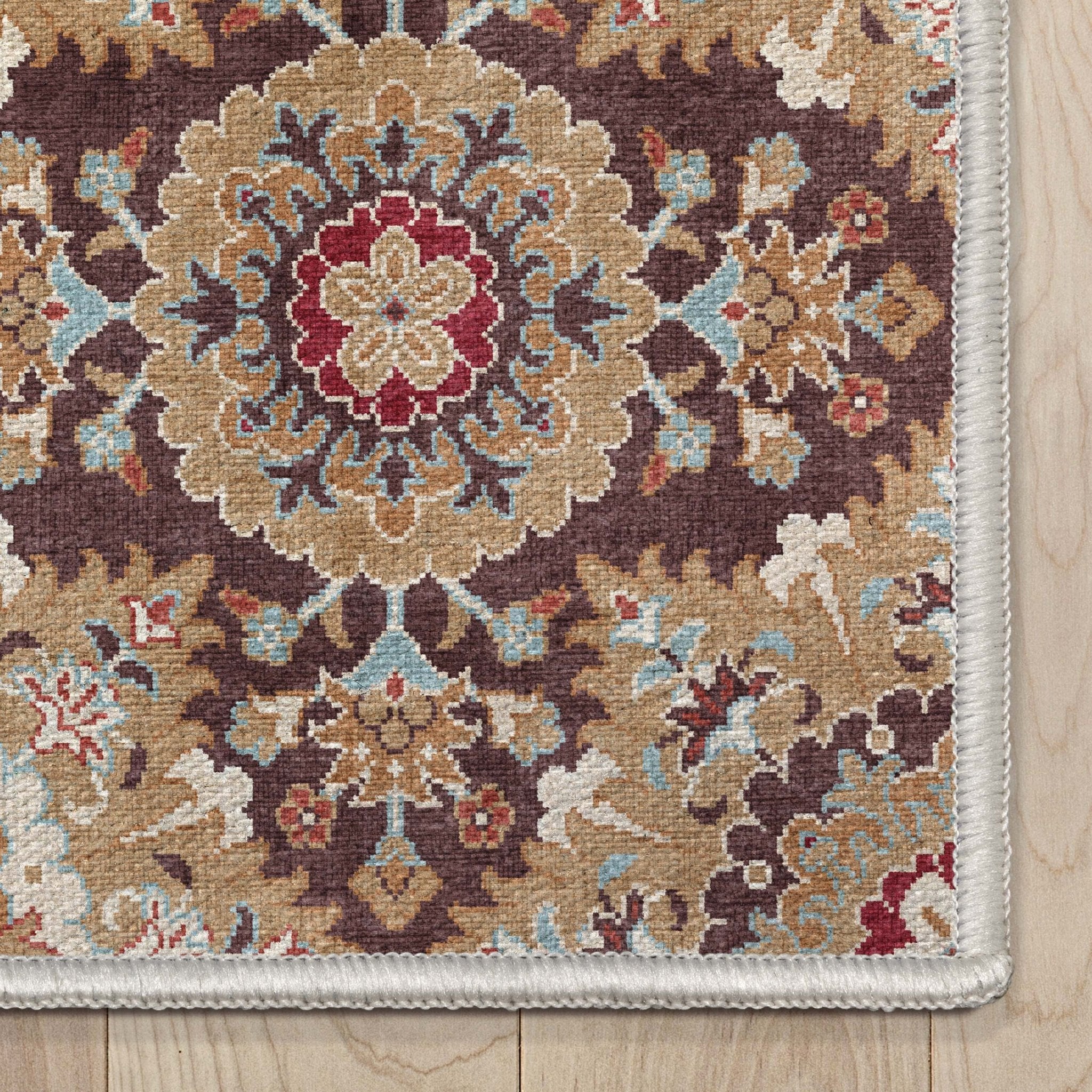 Victoria Transitional Mosaic Pattern Flat-Weave Rug、mySite、gigharbornorthrealestate