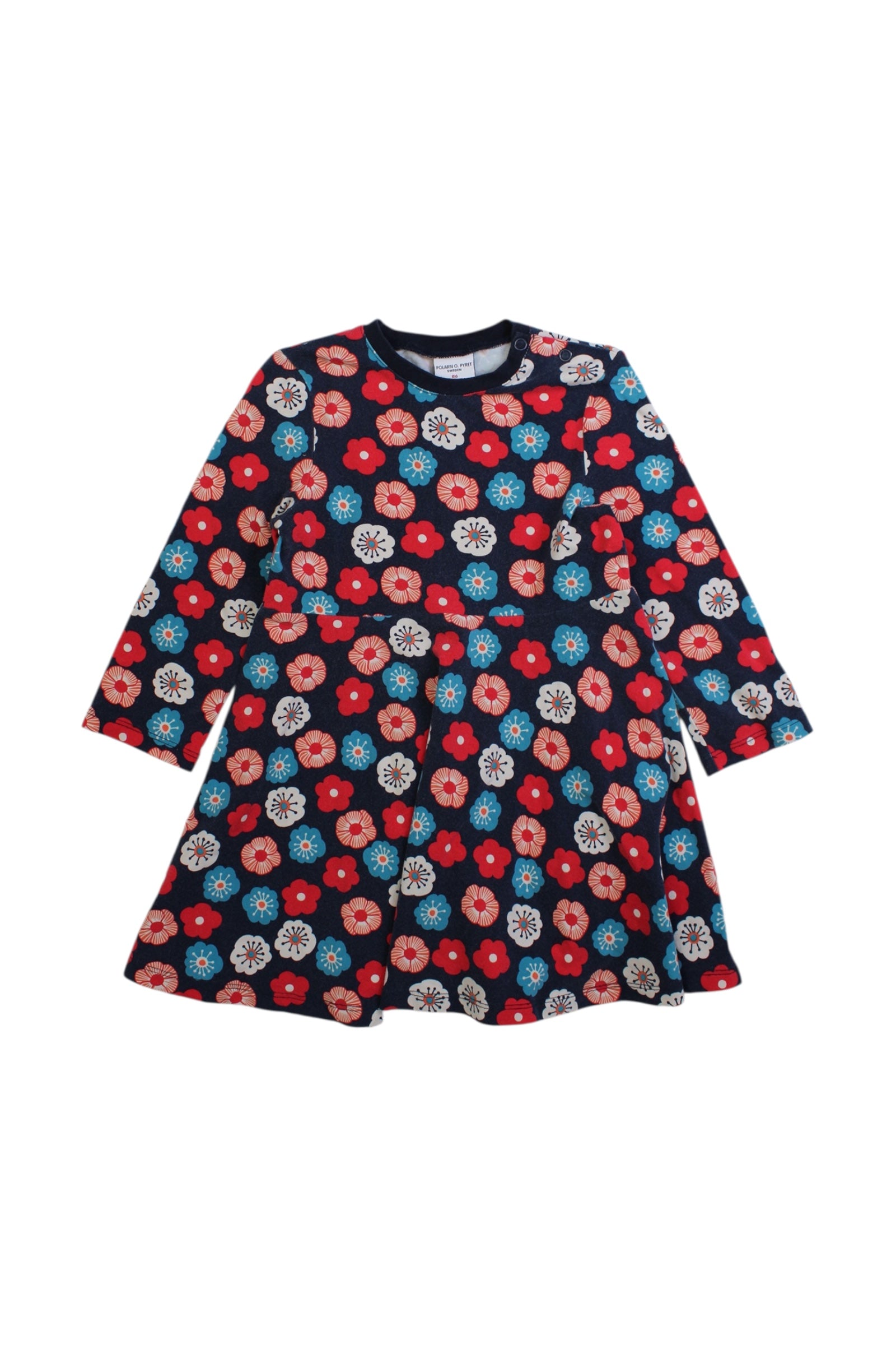 Polarn O. Pyret Long Sleeve Dress 12-18M、mySite、g9winljtr