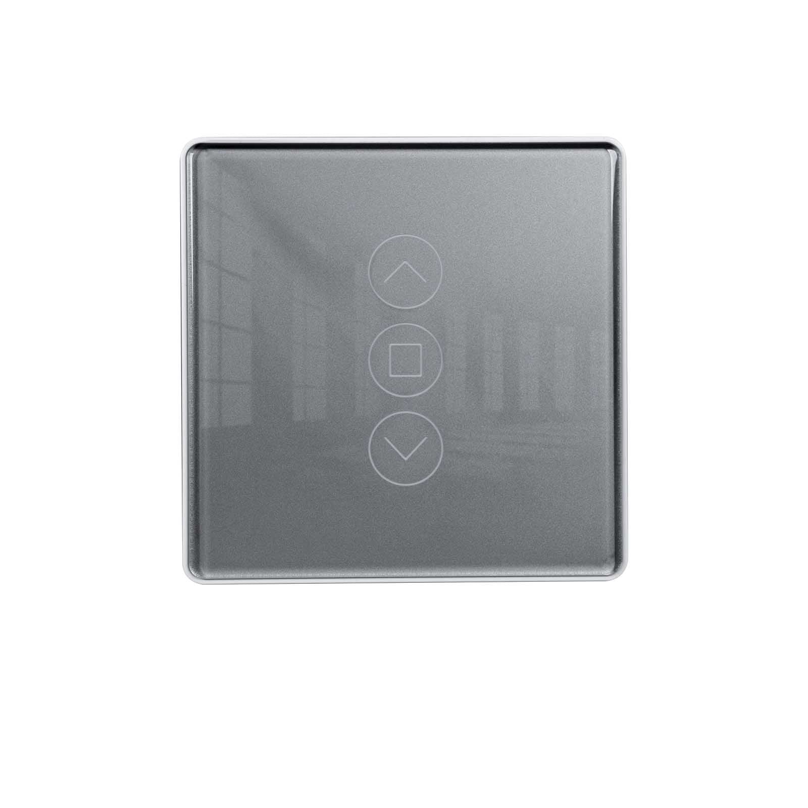 MOES WiFi Curtain Switch RF433 Smart 2.5D Arc Glass Touch Panel for Roller Blinds Shutters、mySite、fannypackpong
