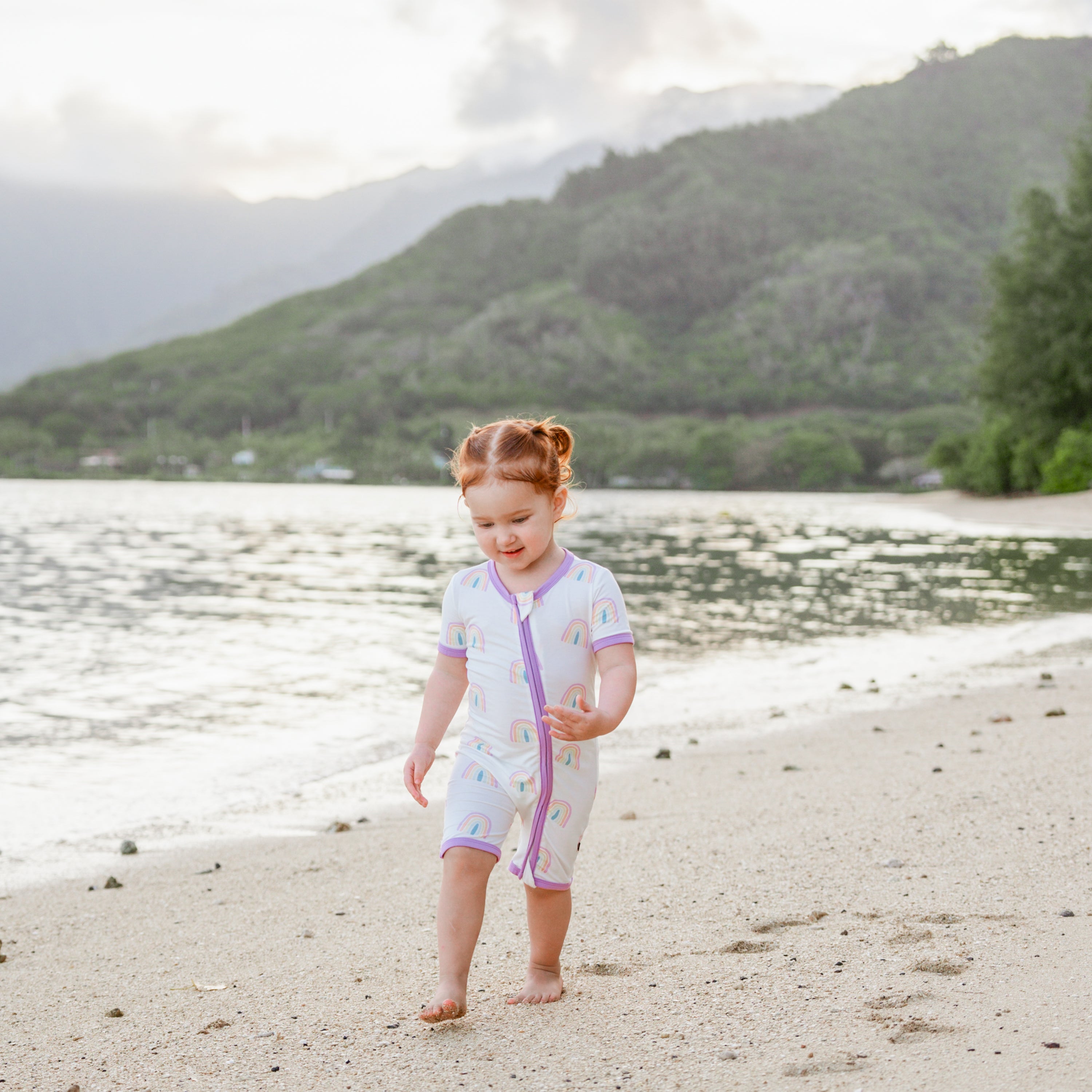  Zippered Shortall Romper in Poi Rainbow、mySite、layawaytickets