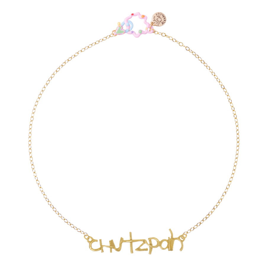 Chutzpah Necklace by Susan Alexandra - Bronze、mySite、topwebapps