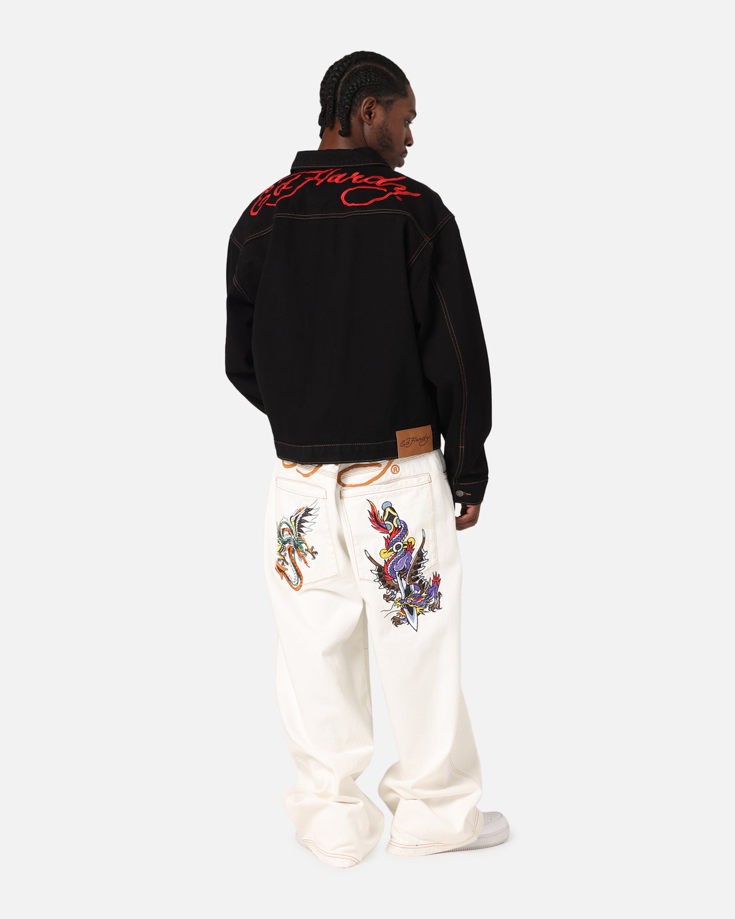 Ed Hardy Coach Denim Jacket Black、mySite、zt4zffjzw