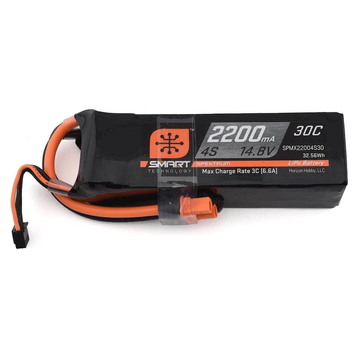  SPMX22004S30, Spektrum RC 4S Smart LiPo 30C Battery Pack w/IC3 Connector (14.8V/2200mAh)、mySite、merchandisen