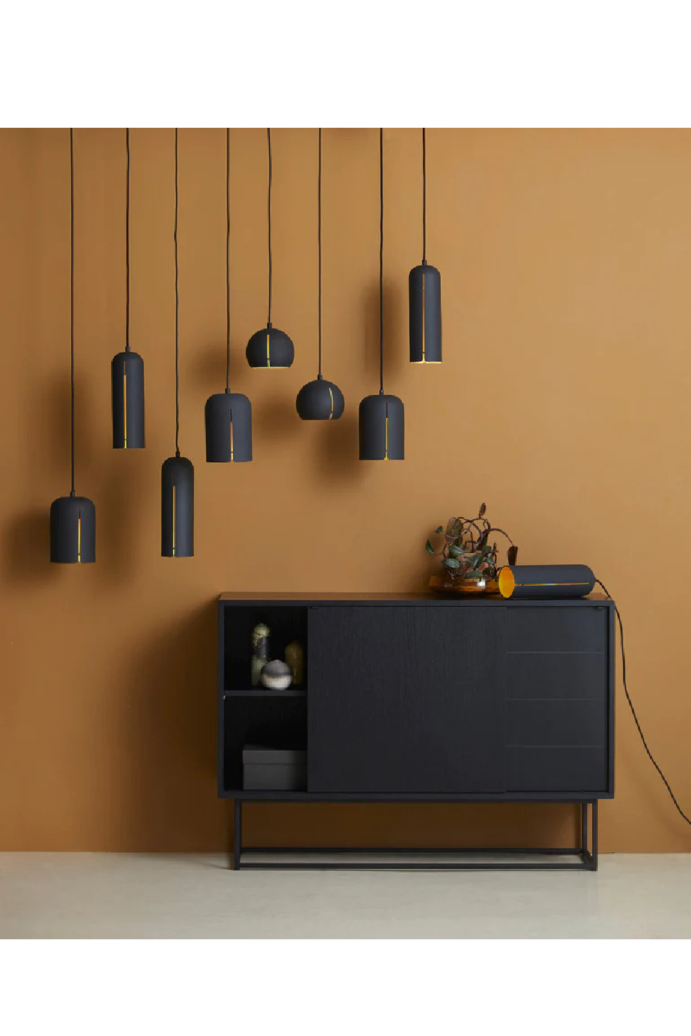 Black-Coated Pendant Lamp | WOUD Gap、mySite、neckold