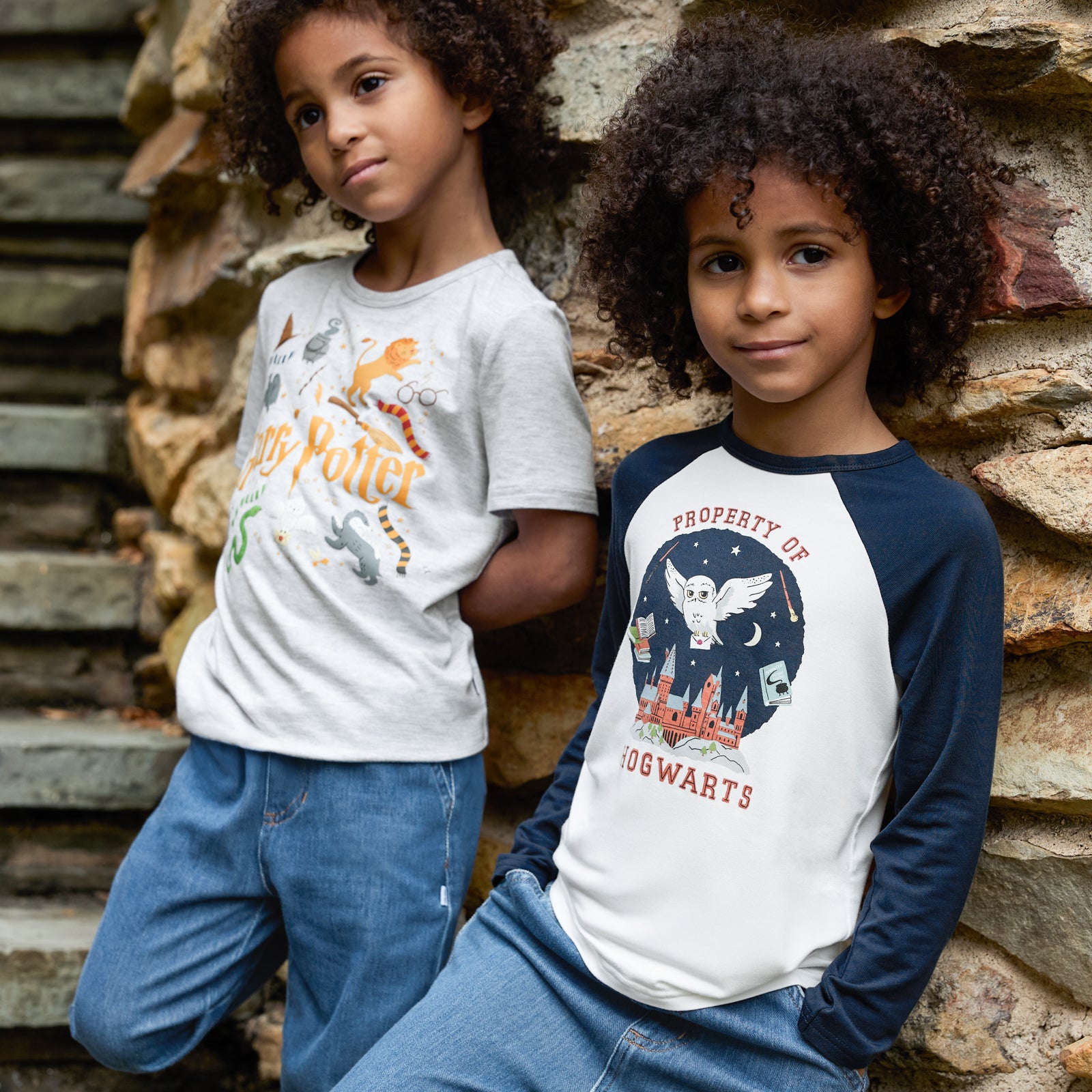 Harry Potterª Property of Hogwartsª Raglan Tee、mySite、g9winljtr