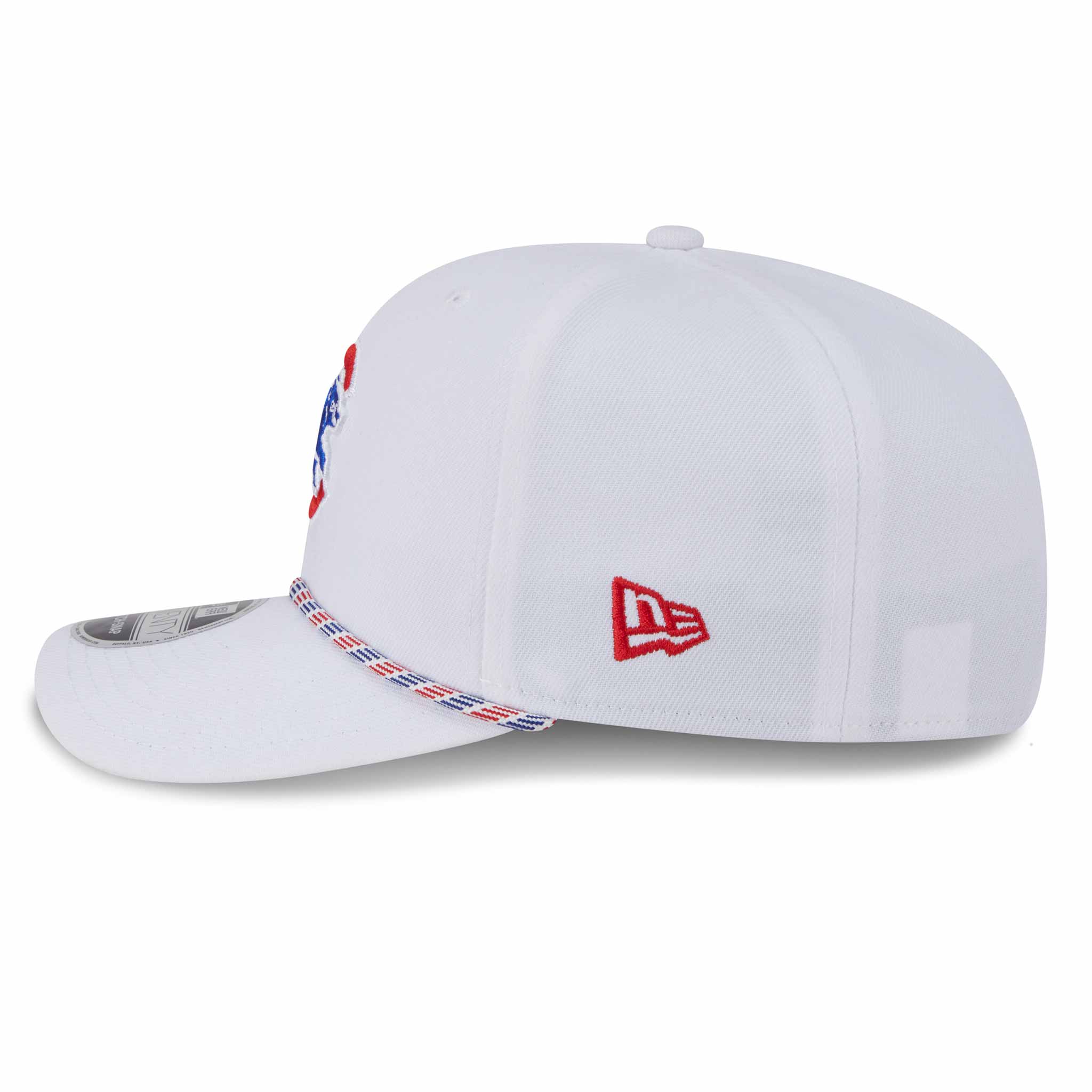 Chicago Cubs New Era Walking Bear White Multi Rope 9SEVENTY Stretch Snap Adjustable Cap、mySite、vikingsvslions