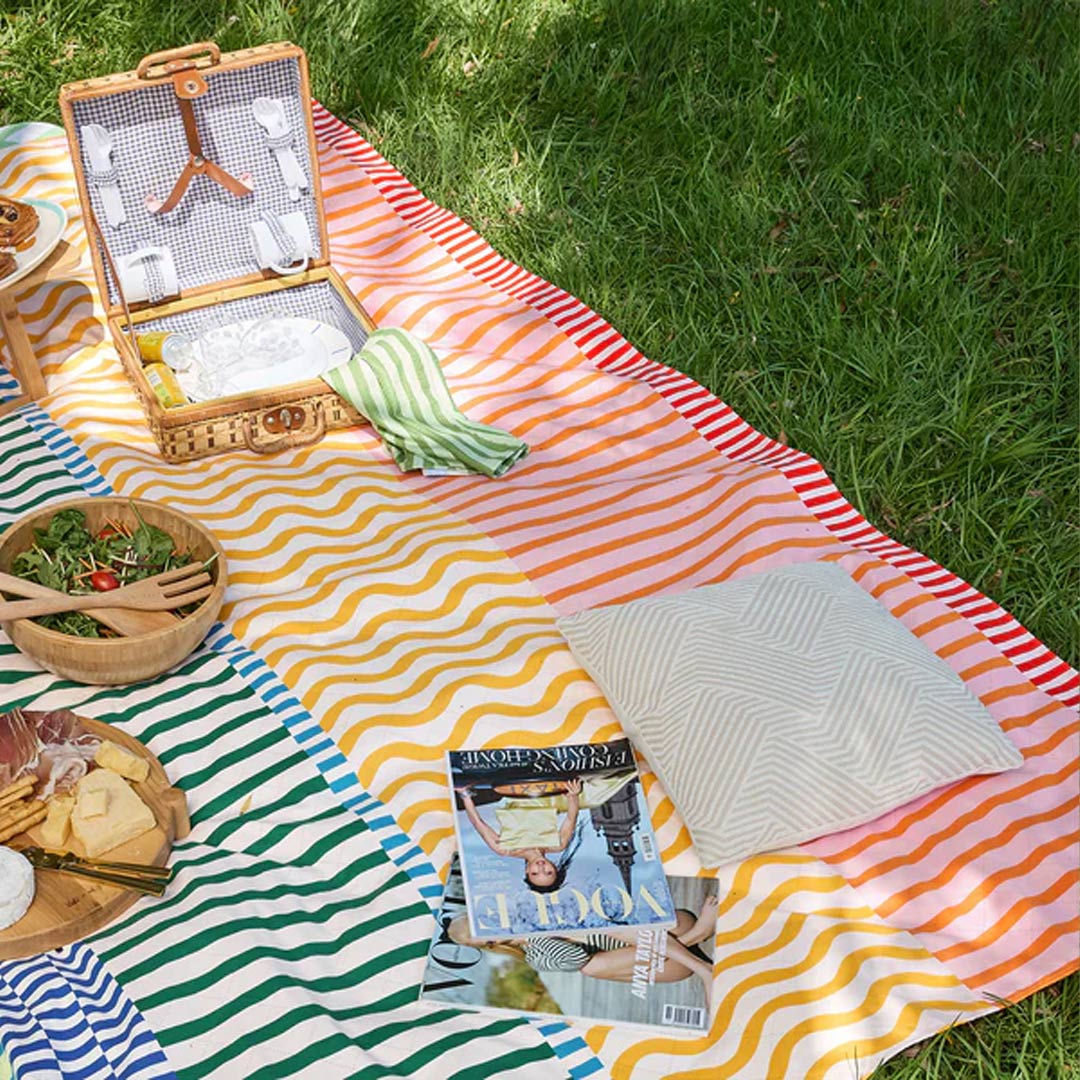  Dock & Bay Picnic Blanket - Stripe Up Your Life、mySite、merchandisen
