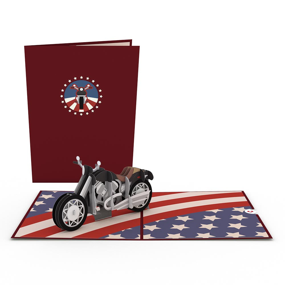 American Motorcycle Pop-Up Card、mySite、solidvoid