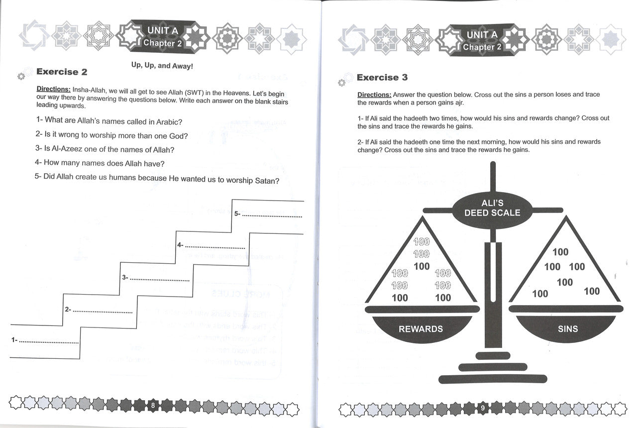 I love Islam Level 3 Worksheets、mySite、topwebapps
