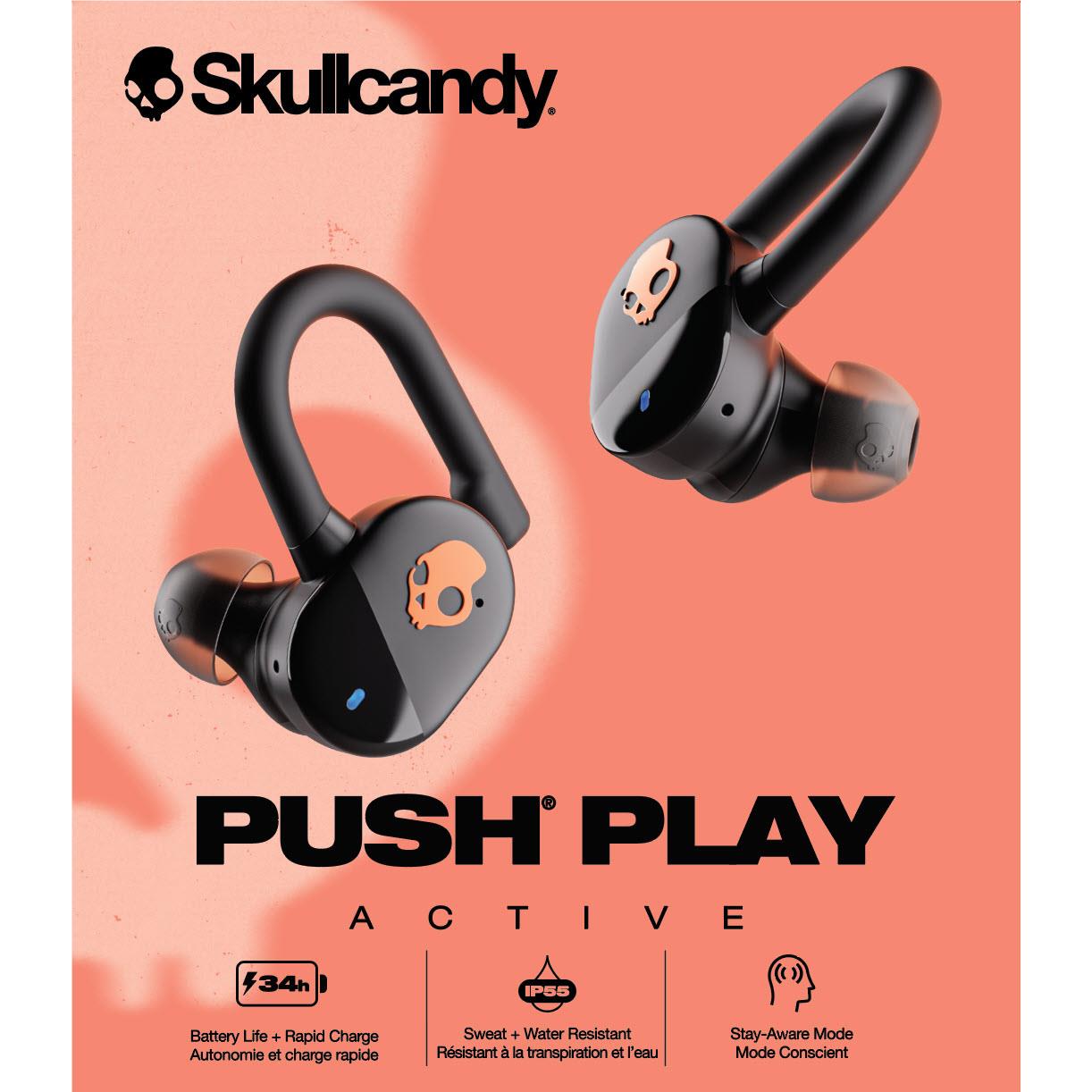 Skullcandy Push Play Active In-Ear Headphones (Black)、mySite、camillekostekn