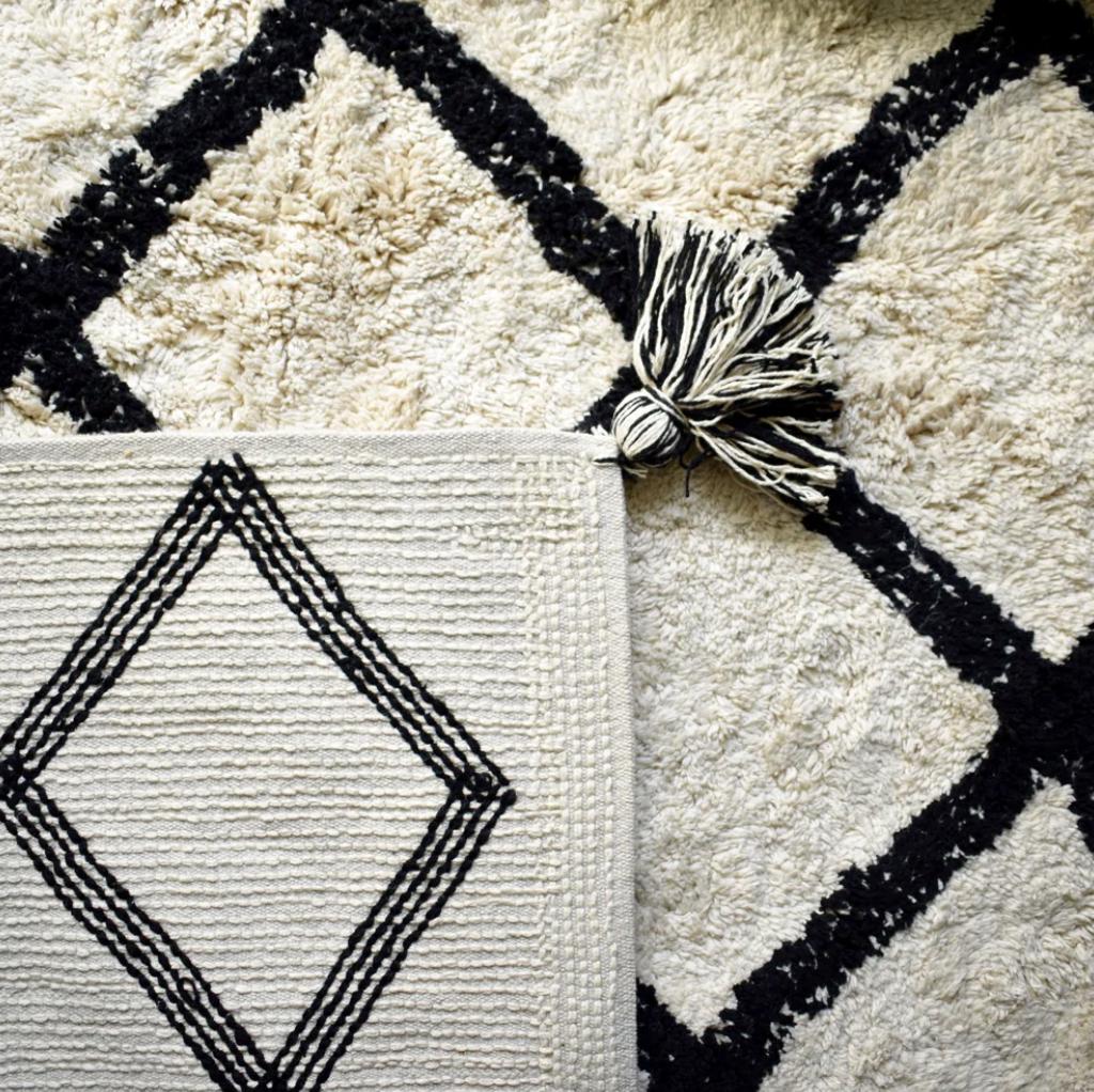 Cotton Berber Black Washable Area Rug、mySite、gigharbornorthrealestate