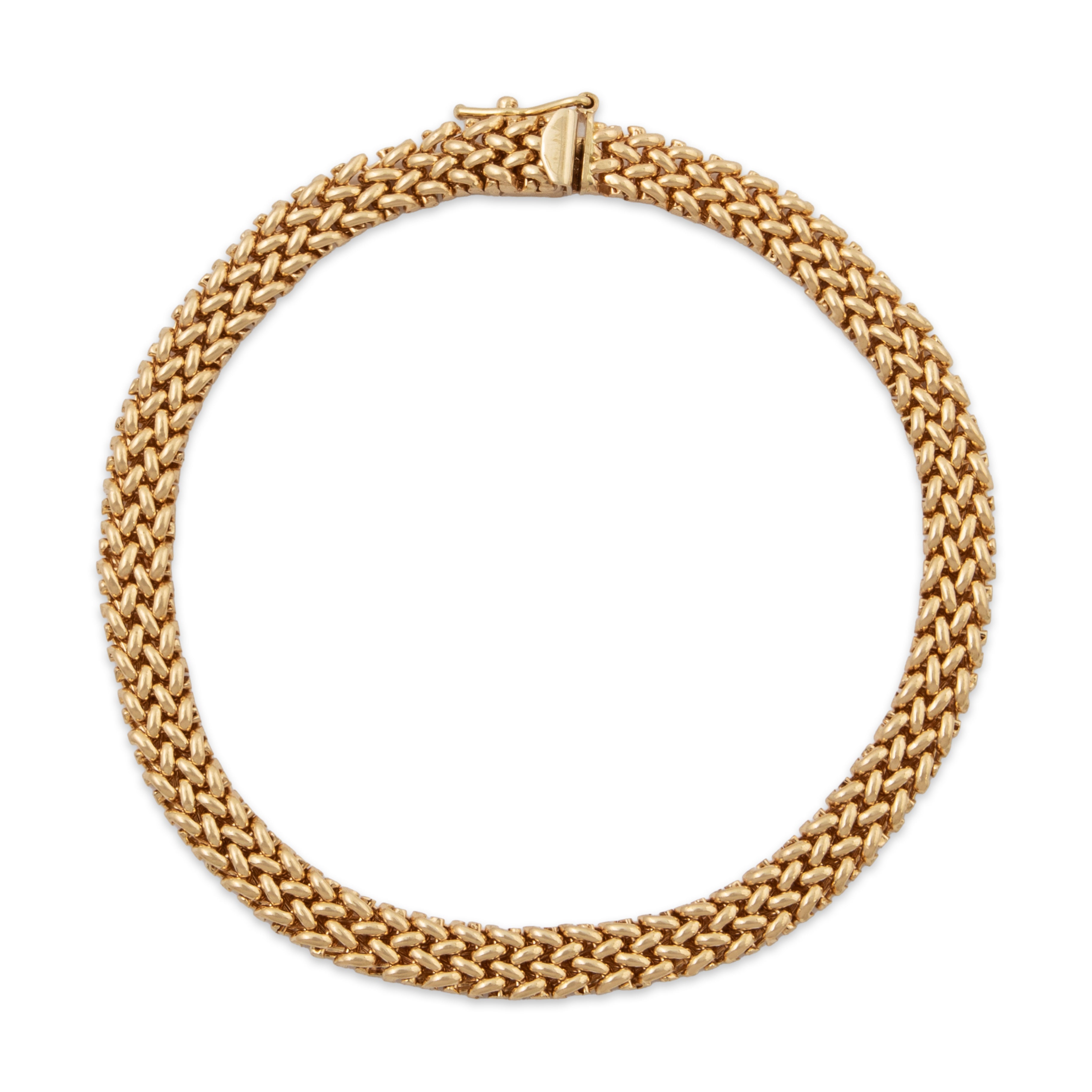 Vintage 14k Yellow Gold Wonderful Draping Link Bracelet 6.75、mySite、hinf8tx79