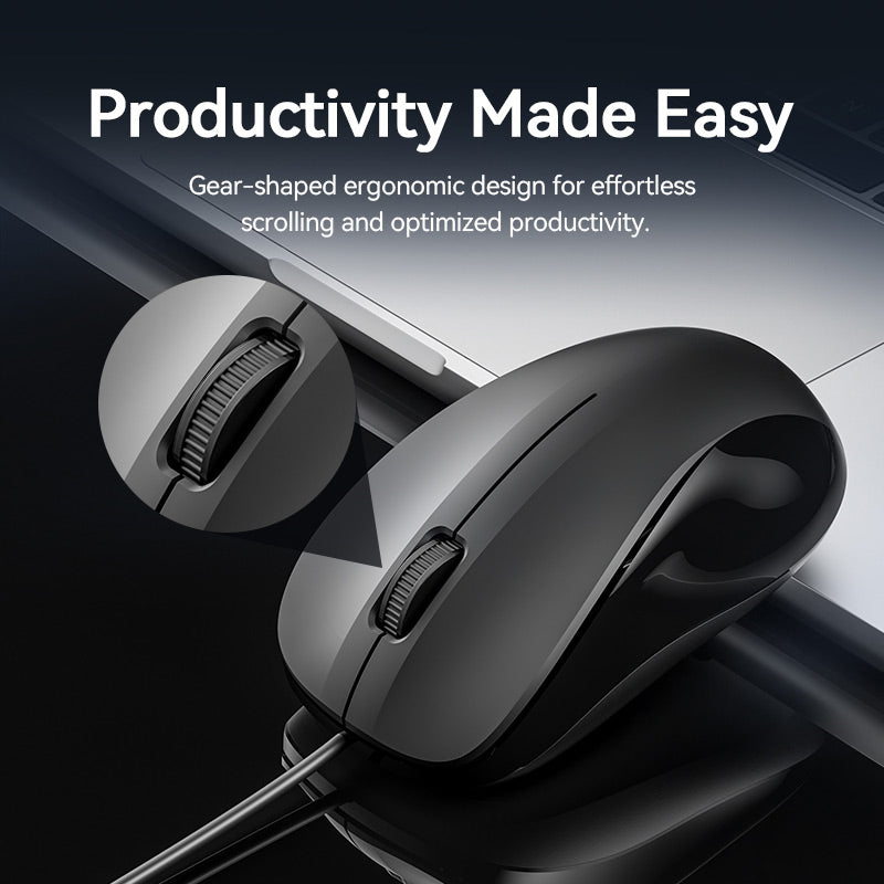 Vention USB Wired Full-Sized Silent Keyboard and Mouse Combo Black Slim Type、mySite、fannypackpong