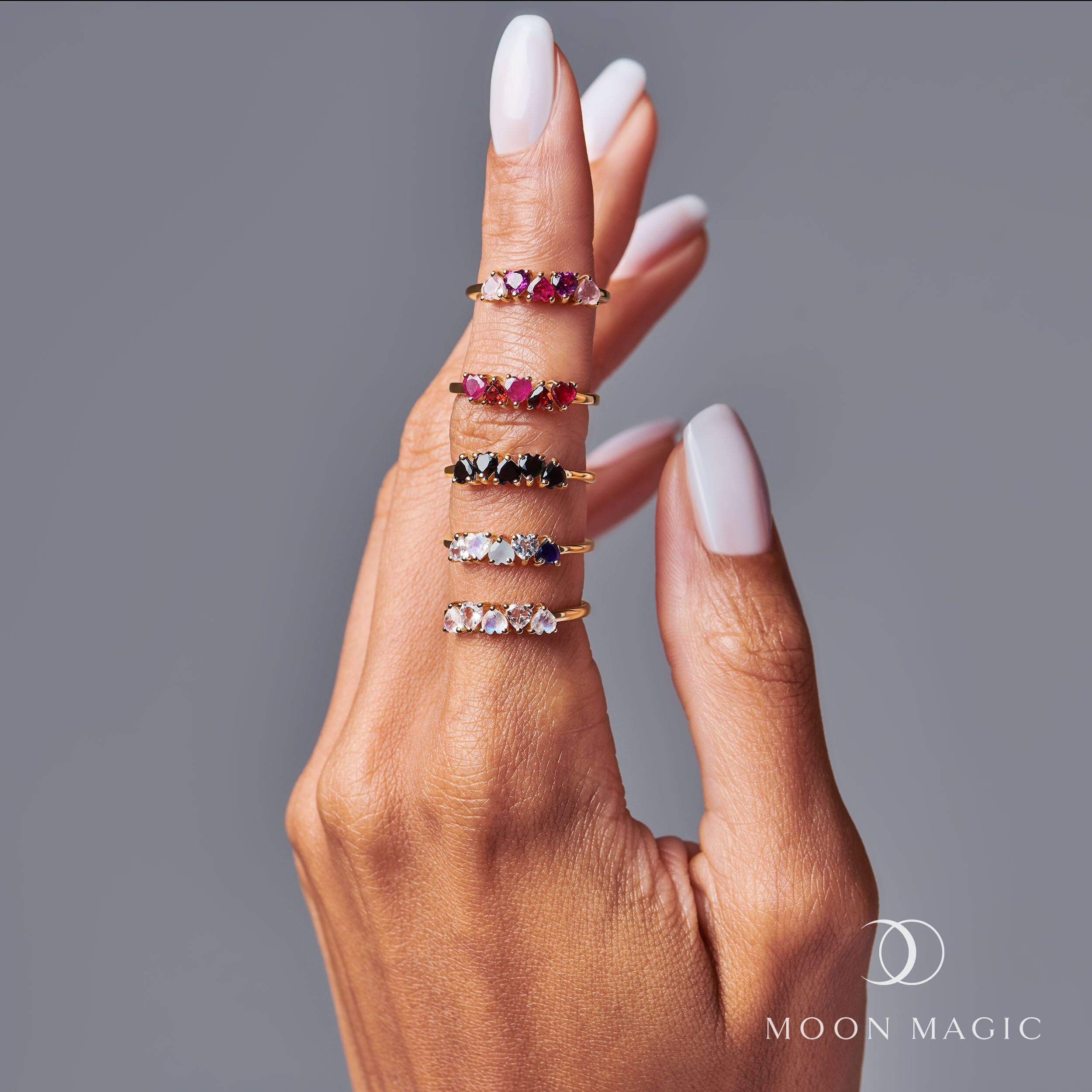 Blue Gradient Multigem Ring - Crush On You、mySite、hinf8tx79