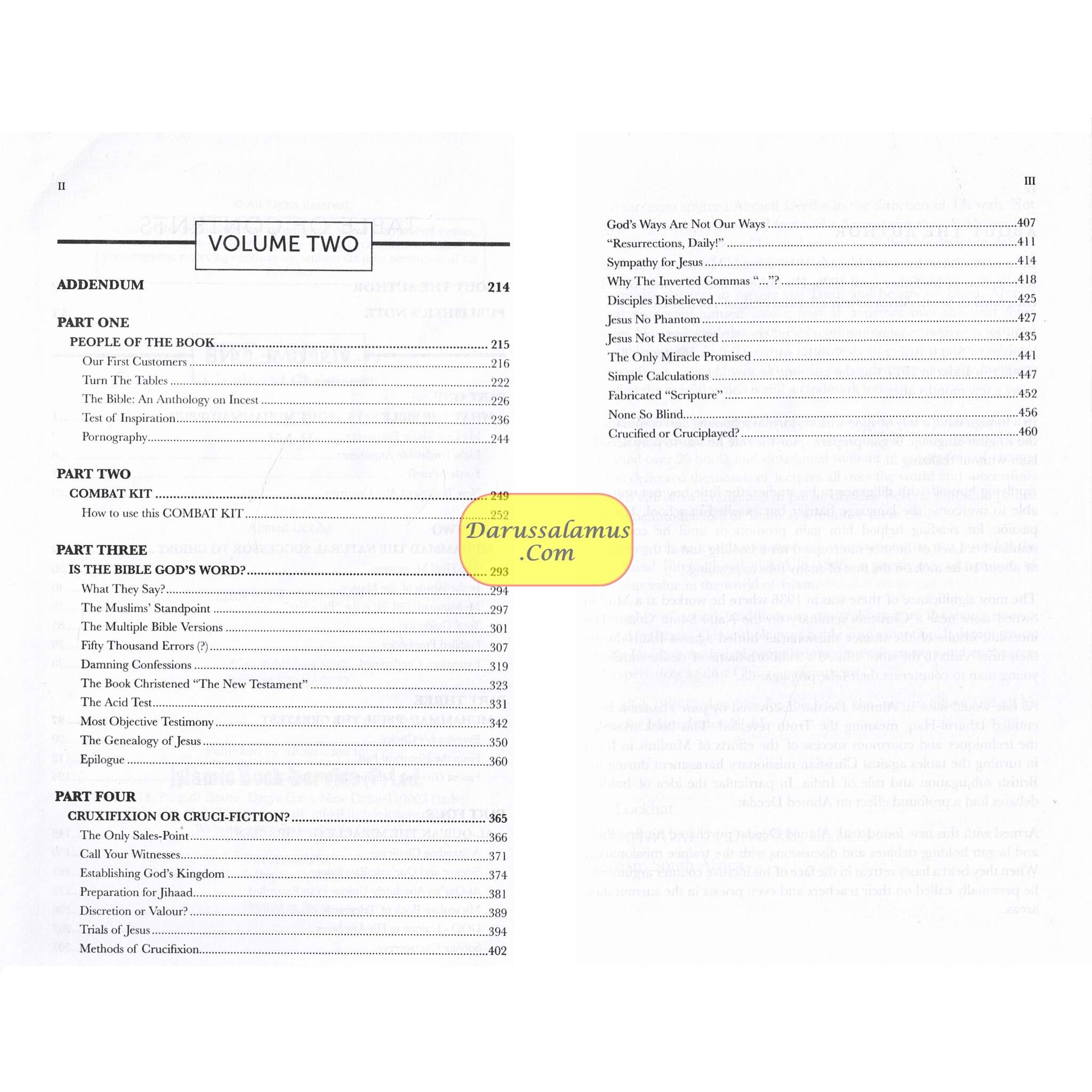 The Choice Islam and Christianity (Volume 1 & 2) By Ahmed deedat、mySite、topwebapps