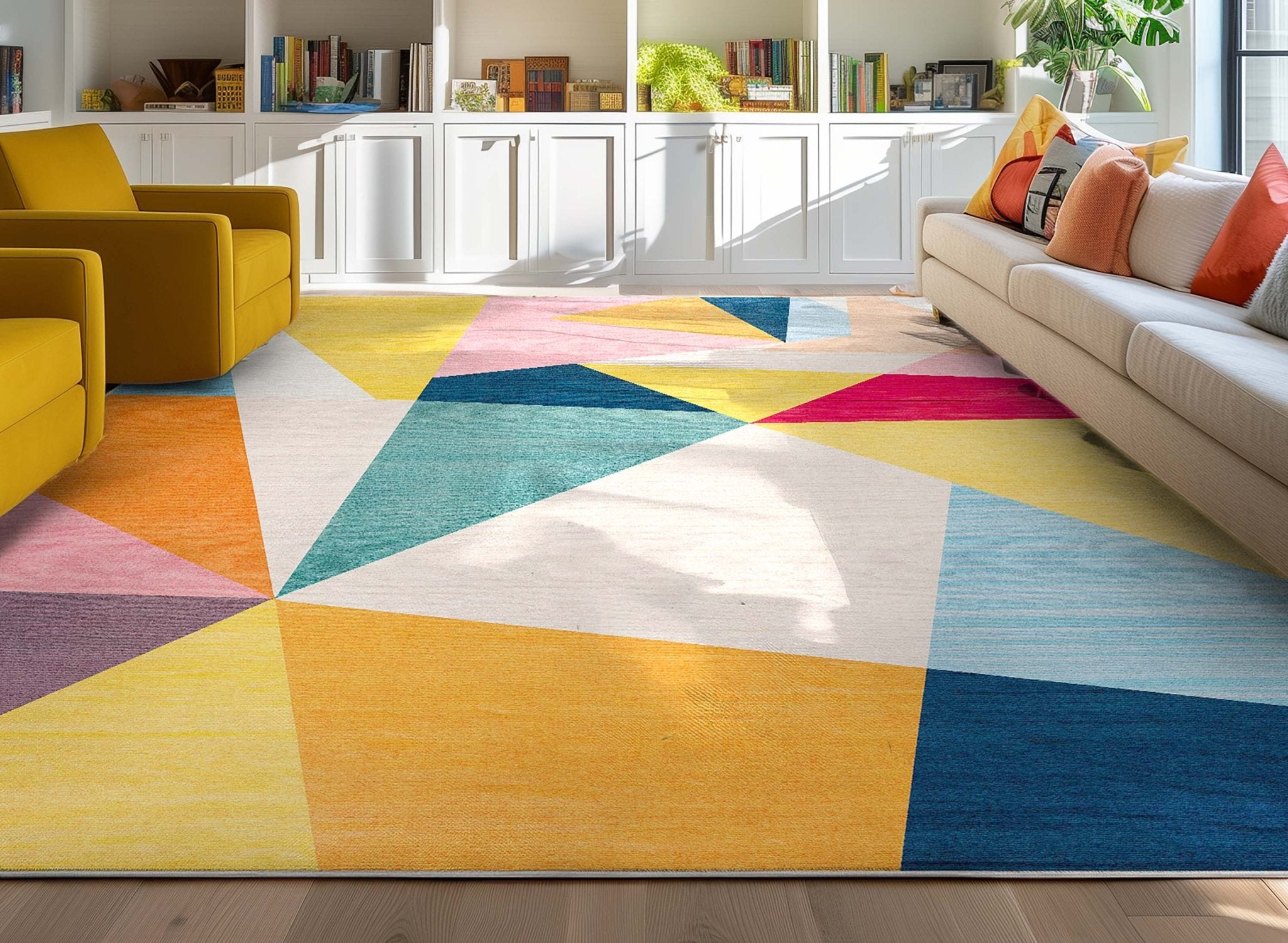 Crayola Modern Modern Shapes Festival Multi Color Area Rug By Well Woven、mySite、gigharbornorthrealestate