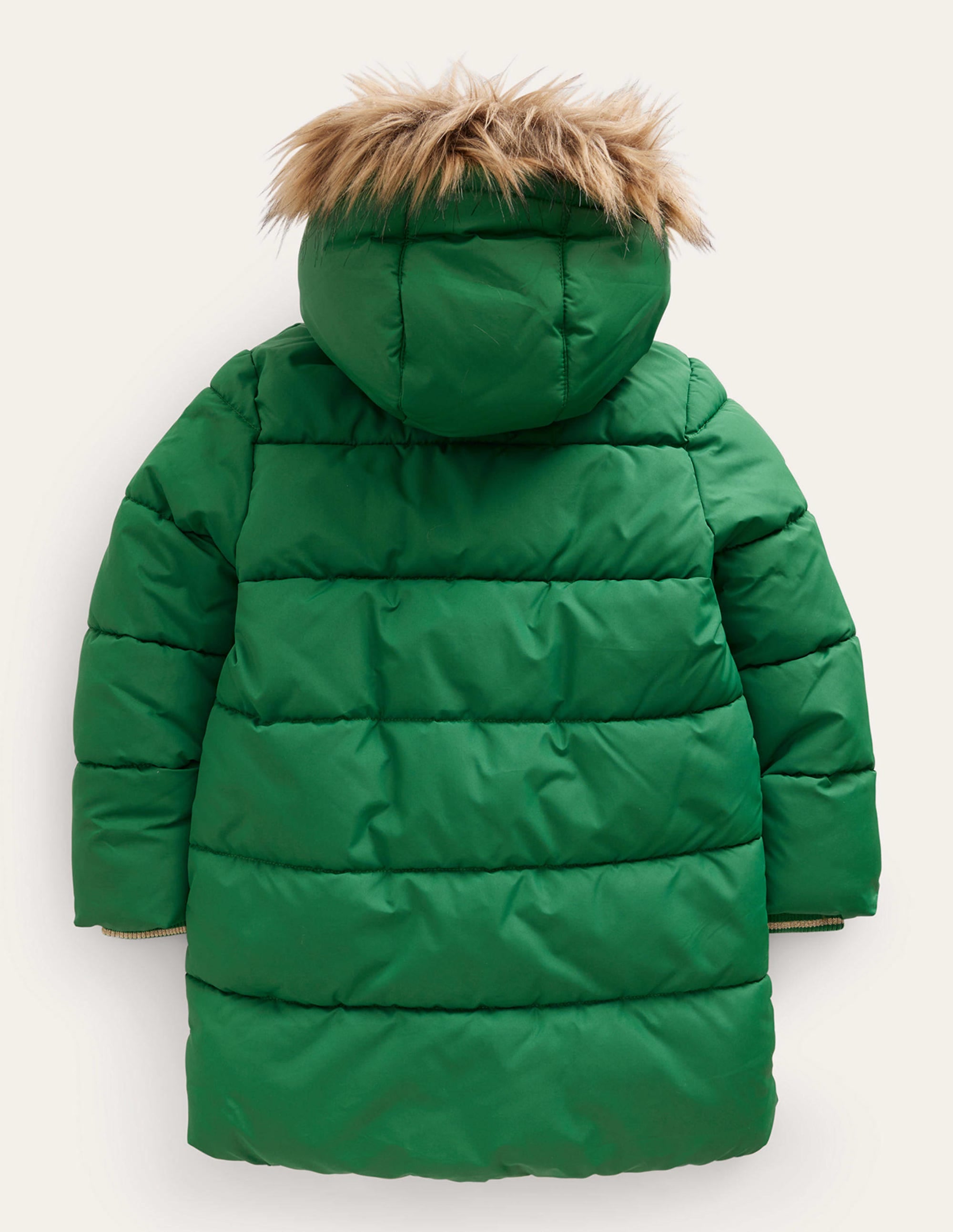  Longline Padded Coat-Deep Green、mySite、ashleygrahame