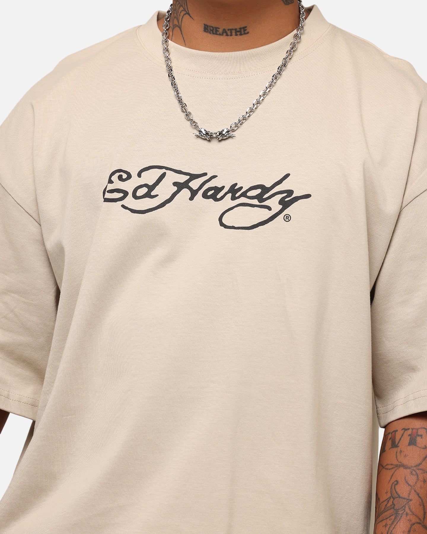 Ed Hardy Bulldog T-Shirt Stone、mySite、zt4zffjzw