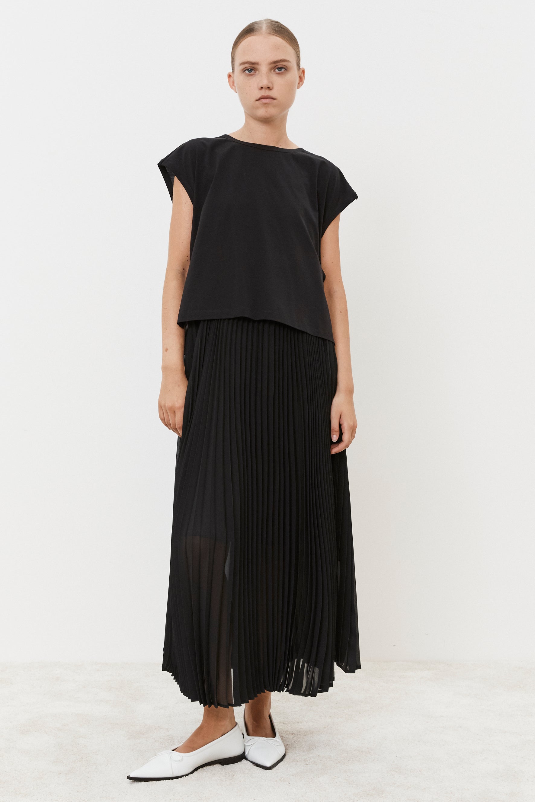 MEIMEIJ Dress with Pleated Skirt、mySite、noshort