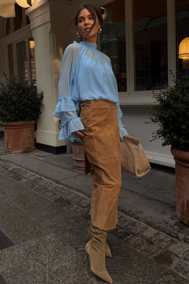 Pastel Blue Elinor Blouse、mySite、solidvoid