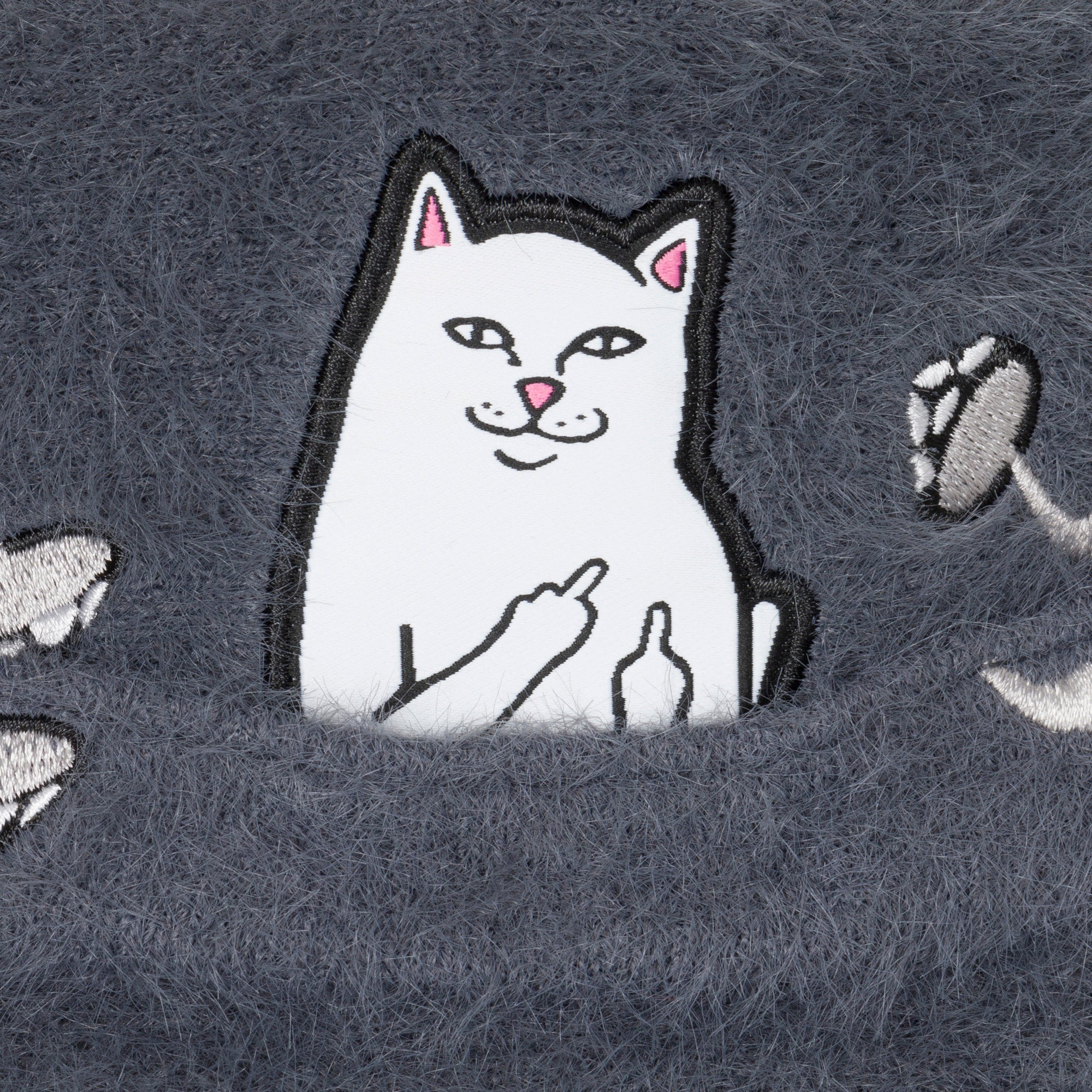  Lord Nermal Euphoria Sherpa Bucket Hat (Charcoal)、mySite、merchandisen