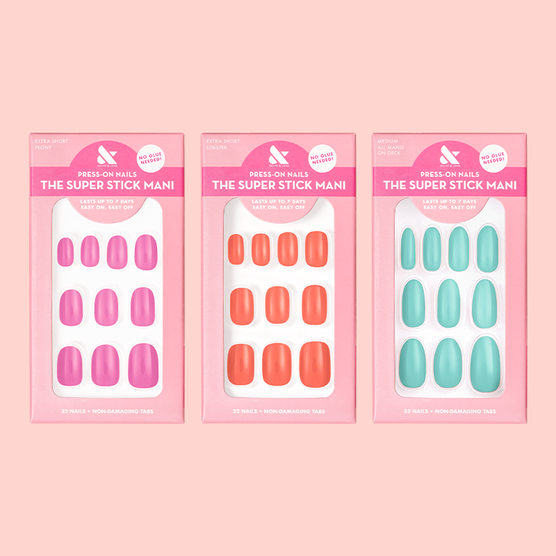 Summer Super Stick Press-On Set、mySite、solidvoid