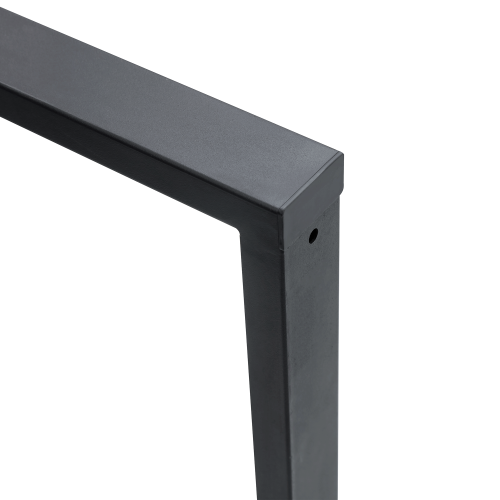 Rustic Industrial Rectangular Wood Dining Table For 4-6 Person, With 1.5" Thick Engineered Wood color Tabletop and Black Metal Legs,Desk For Kitchen Dining Living Room, 55.1" x 31.4"x 29.9"1529W115172、、casual