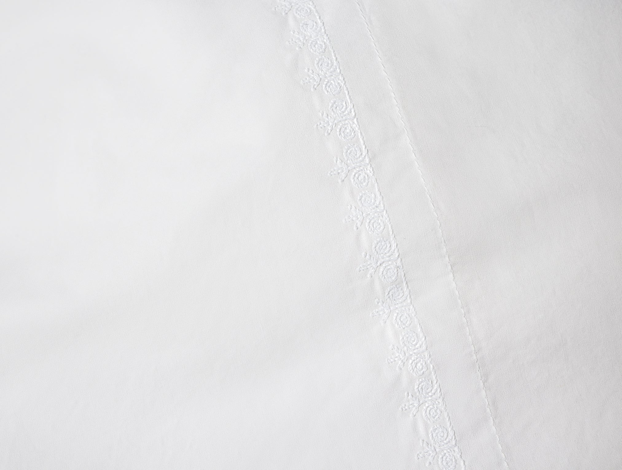  Floret Embroidered Organic Percale Pillowcases、mySite、sugarbowlscore