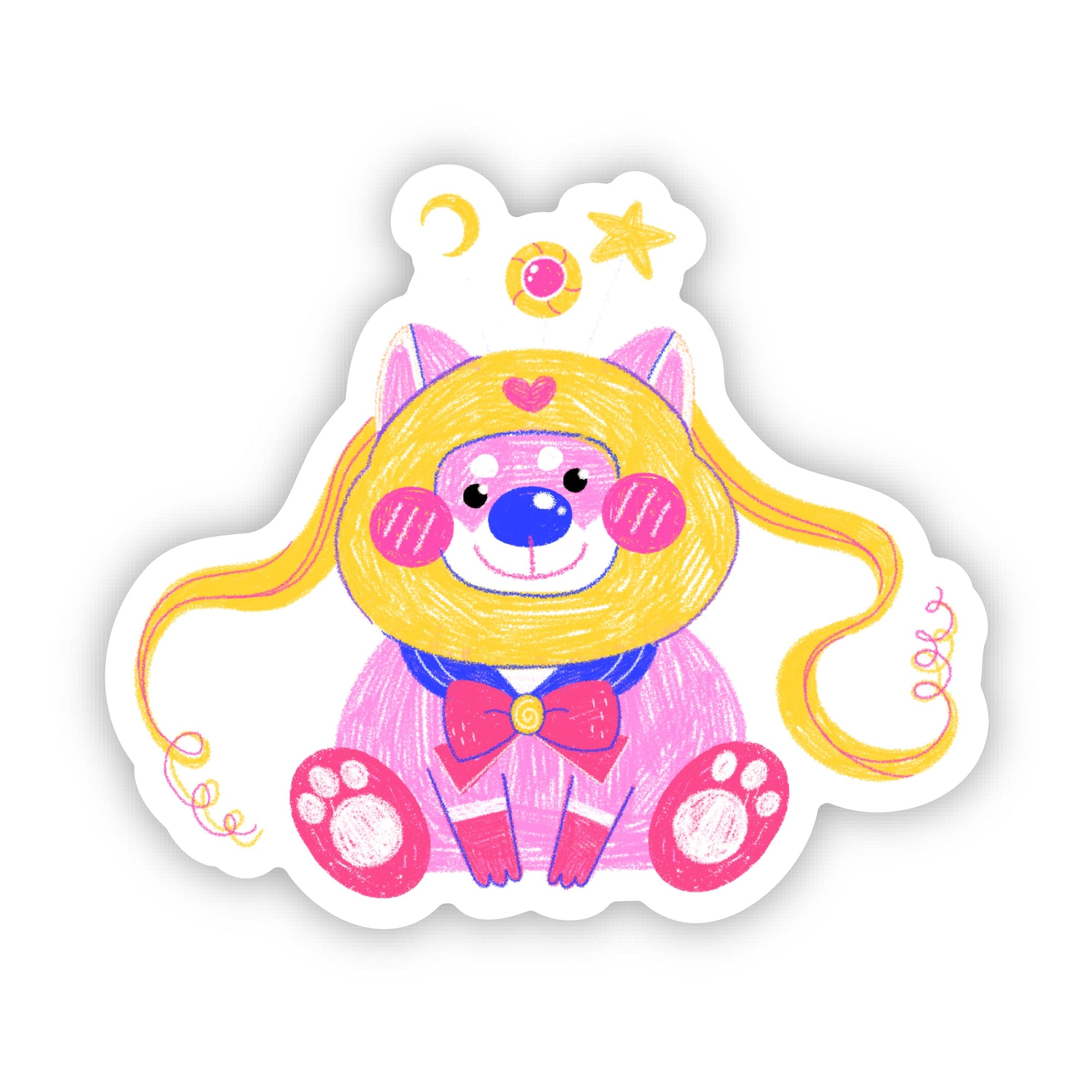  Cute Anime Dog Sticker、mySite、elrpsem3k