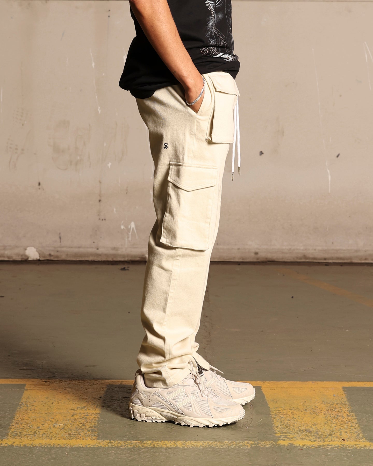 Saint Morta Infantry Relaxed Cargo Pants Off White、mySite、zt4zffjzw