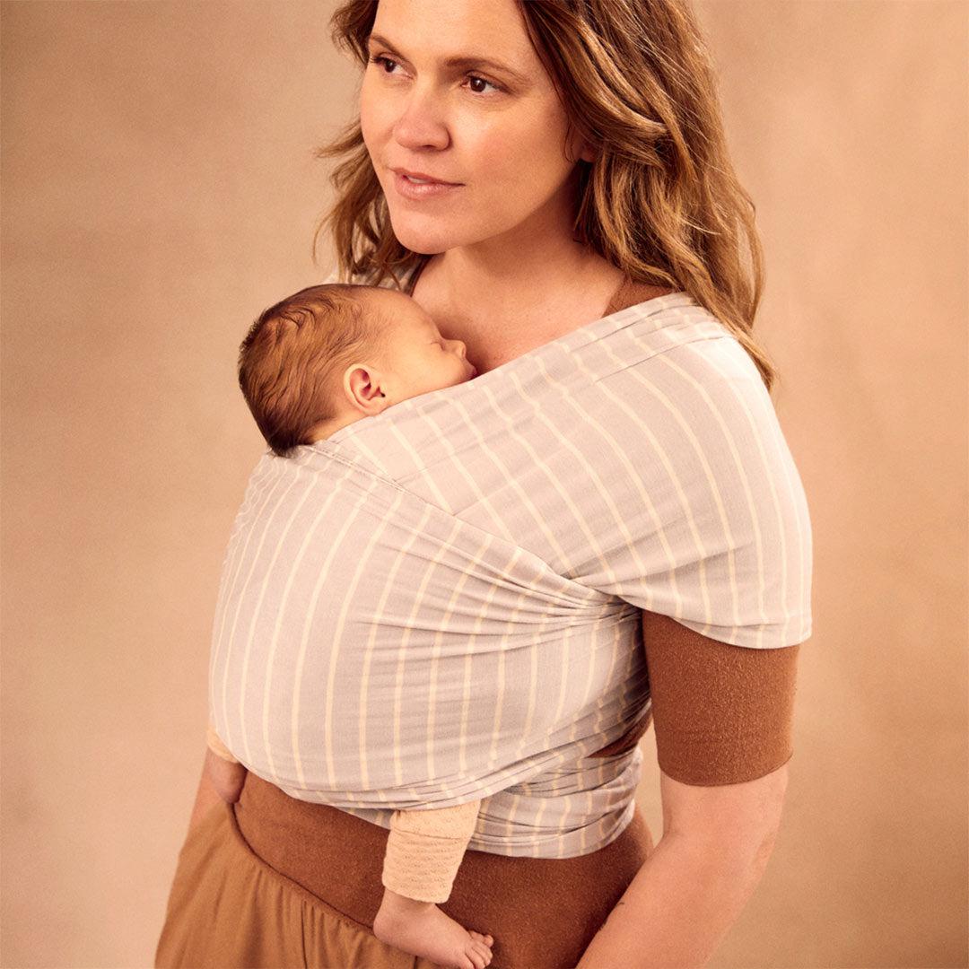 Ergobaby Aura Baby Wrap - Grey Stripes、mySite、merchandisen