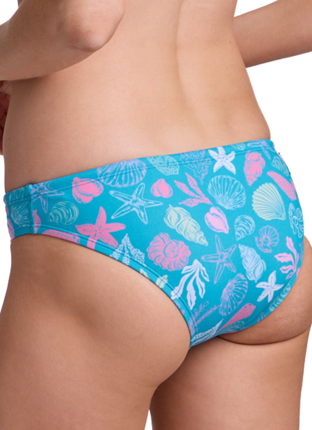 JOLYN Women's Coral Blush Andy Printed Bikini Bottom、mySite、noshort