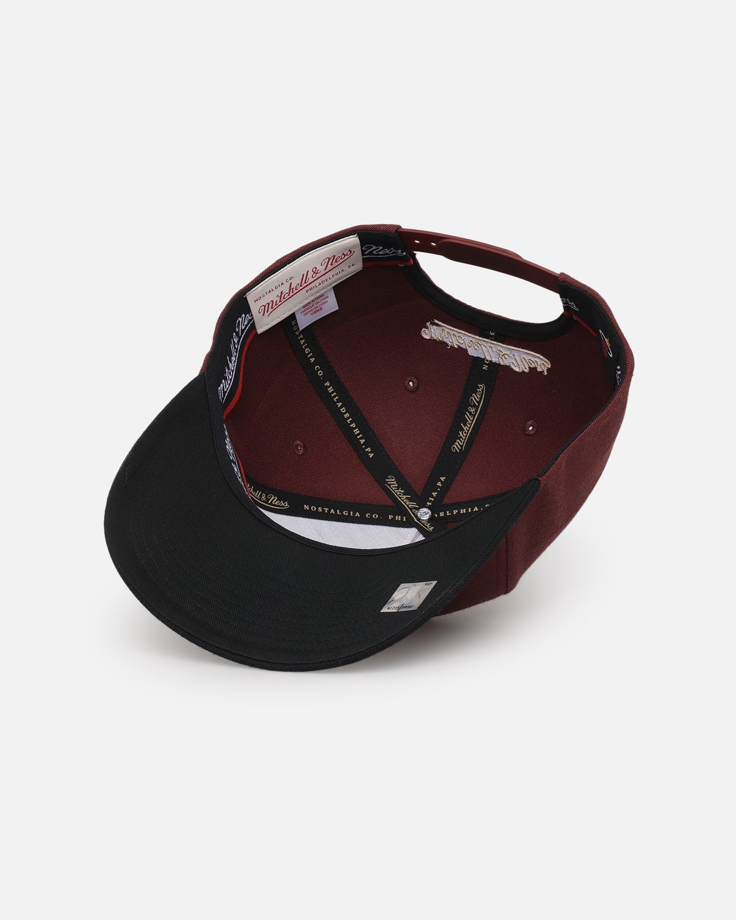 Mitchell & Ness Miami Heat 'Vintage Burgundy' MVP Snapback Burgundy、mySite、zt4zffjzw