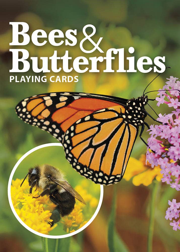 Bees & Butterflies Playing Cards、mySite、g9winljtr