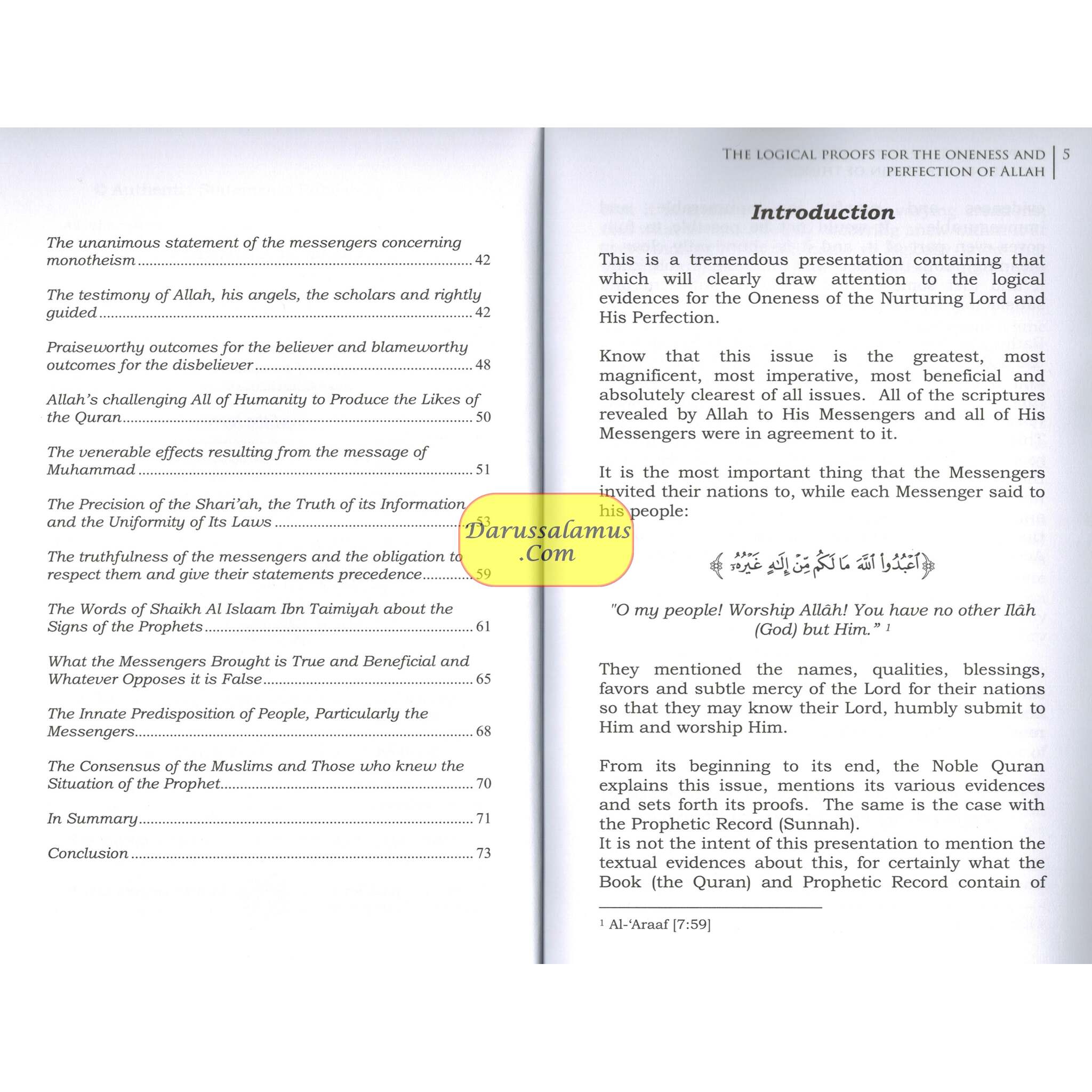 Logical Proofs for the Oneness & Perfection of Allah By Ash-Shaykh Abdur Rahman bin Naasir As-Sa'dee、mySite、topwebapps