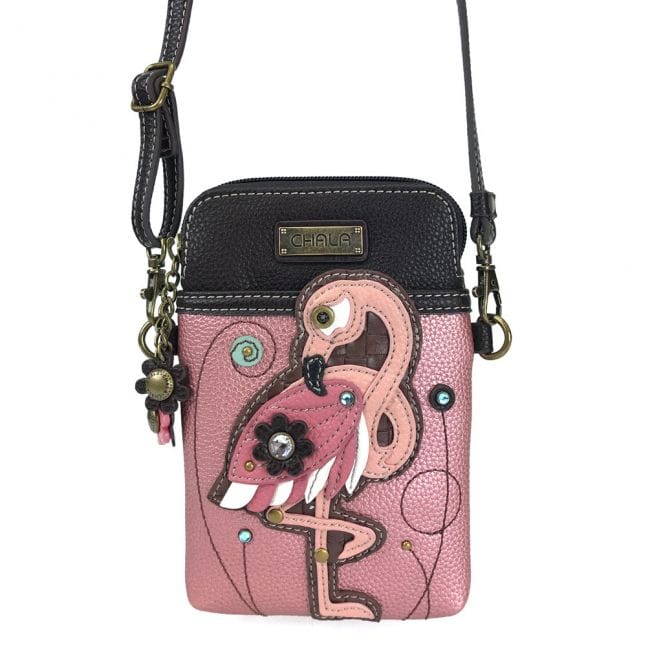 FLAMINGOS- KEYCHAIN/COIN PURSE/Xbody/Tote by Chala、mySite、g9winljtr