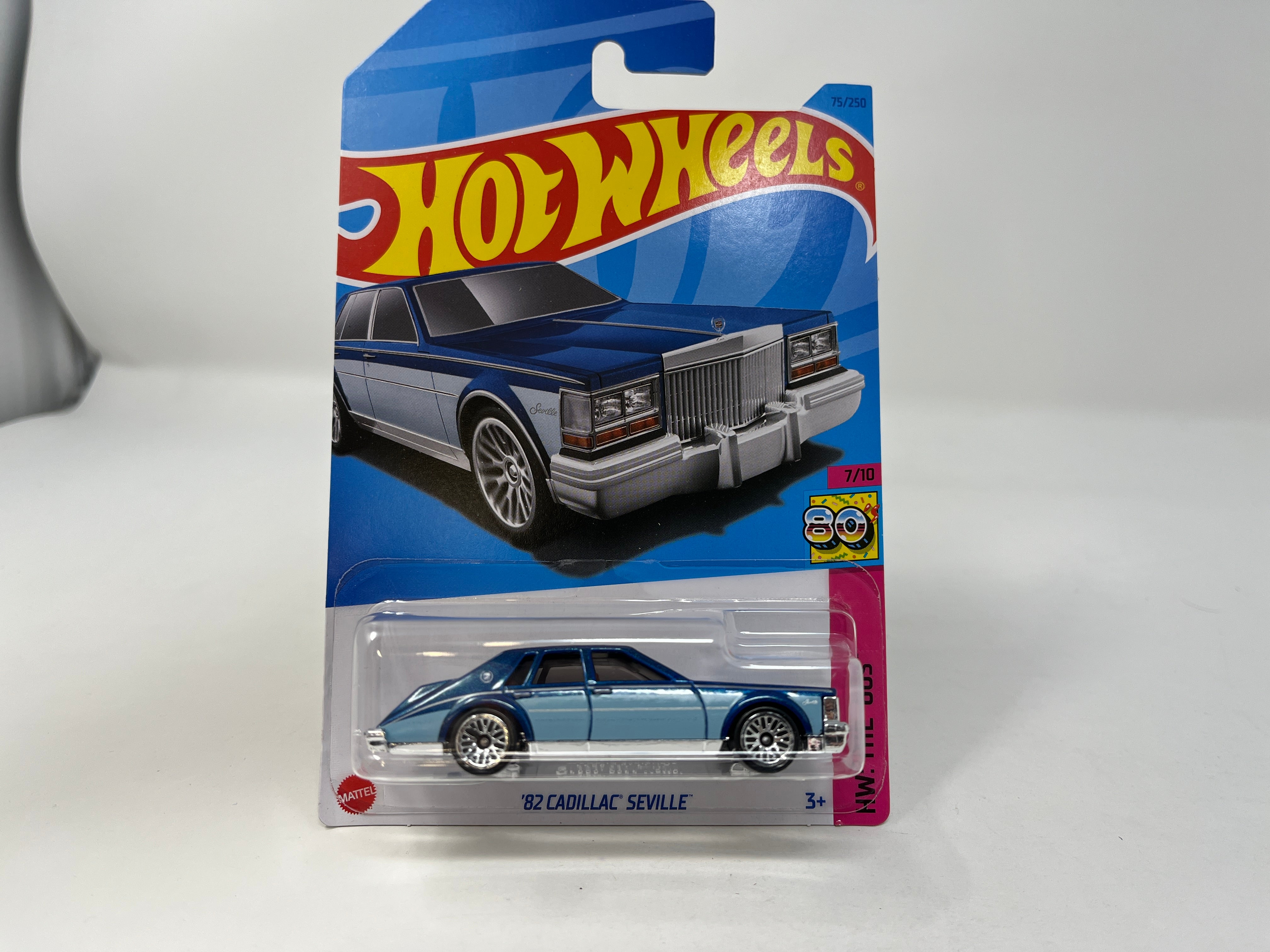 '82 Cadillac Seville #75 * Blue* 2023 Hot Wheels、mySite、hgirdovlk
