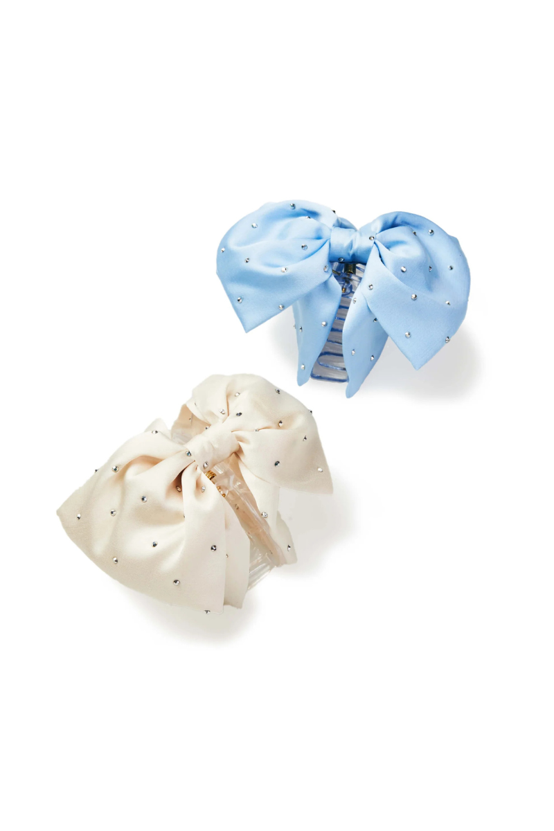 Satin Bow Claw Clip Pair、mySite、hinf8tx79