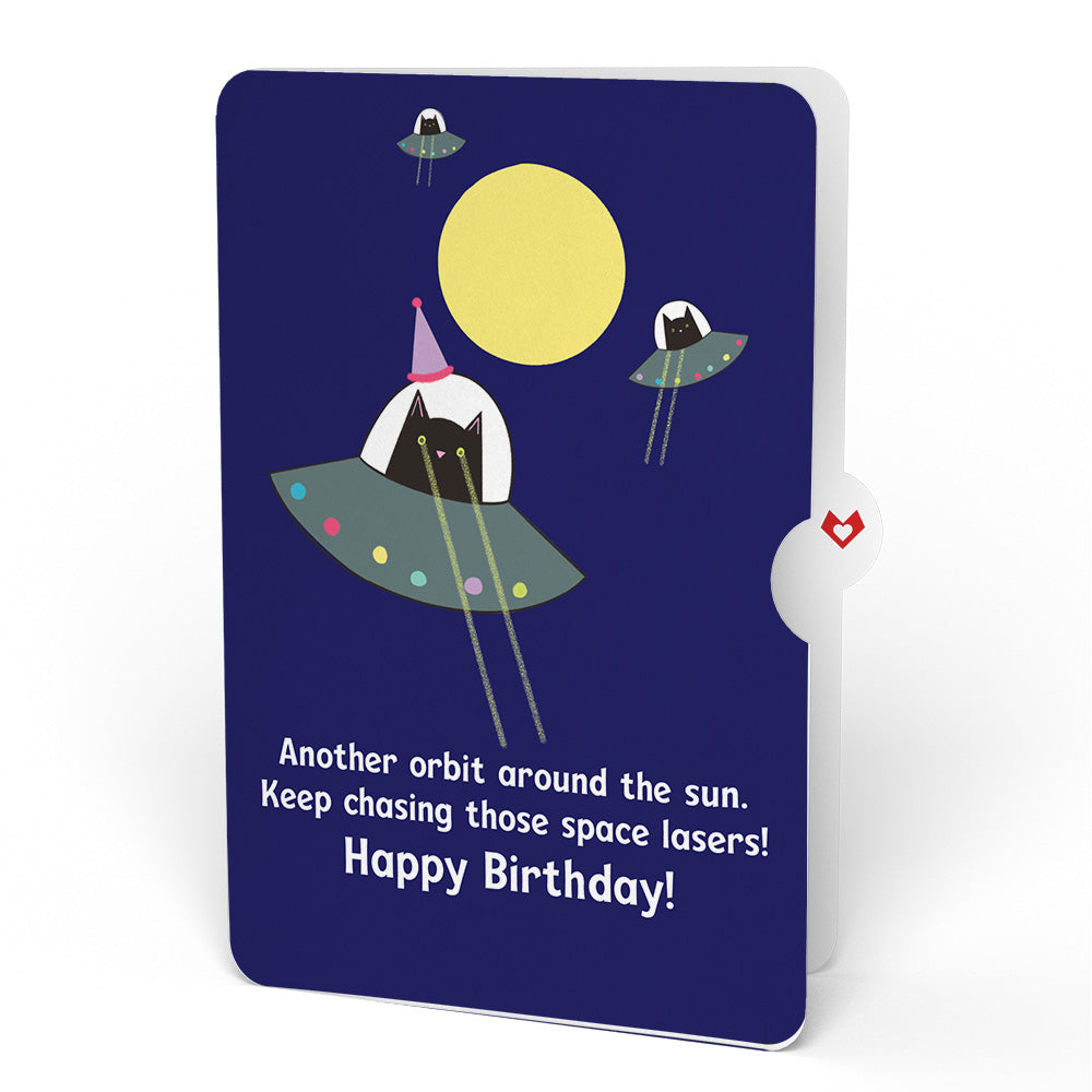 Purr-fect Cat Birthday Bouquet and Space Laser Cats Sentiment Set、mySite、solidvoid