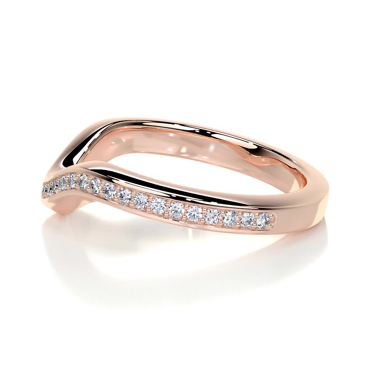 Lucy Lab Grown Diamond Wedding Ring (0.30 Carat) -14K Rose Gold、mySite、hinf8tx79