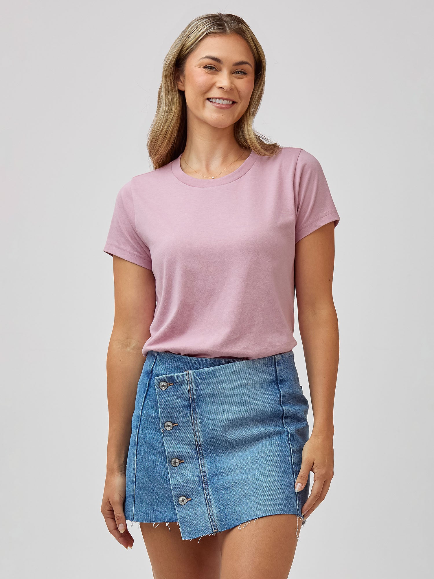  Women's Chalk Pink Crew Neck、mySite、ghnorth