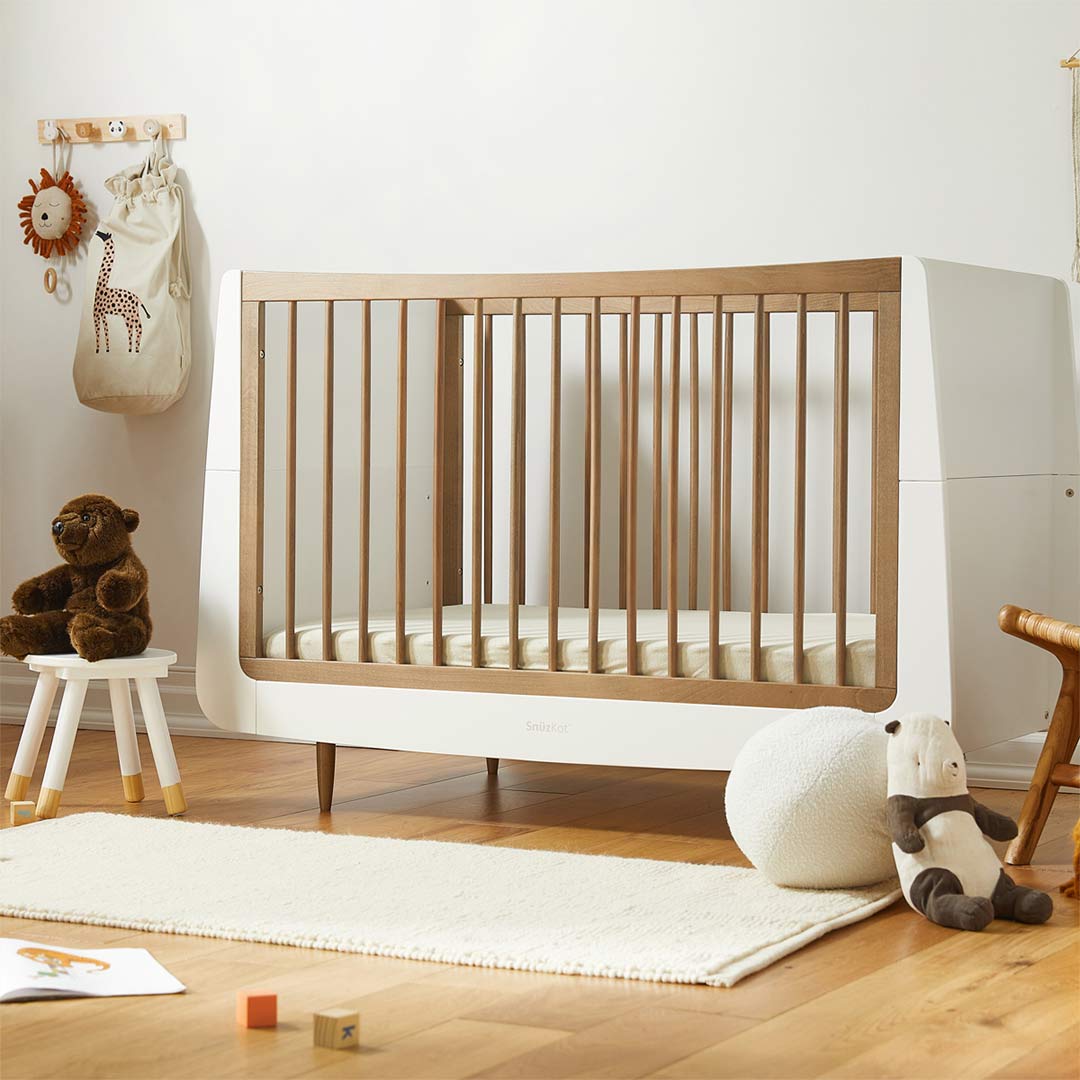  SnuzKot 3 Piece Nursery Furniture Set - The Natural Edit - Walnut、mySite、merchandisen
